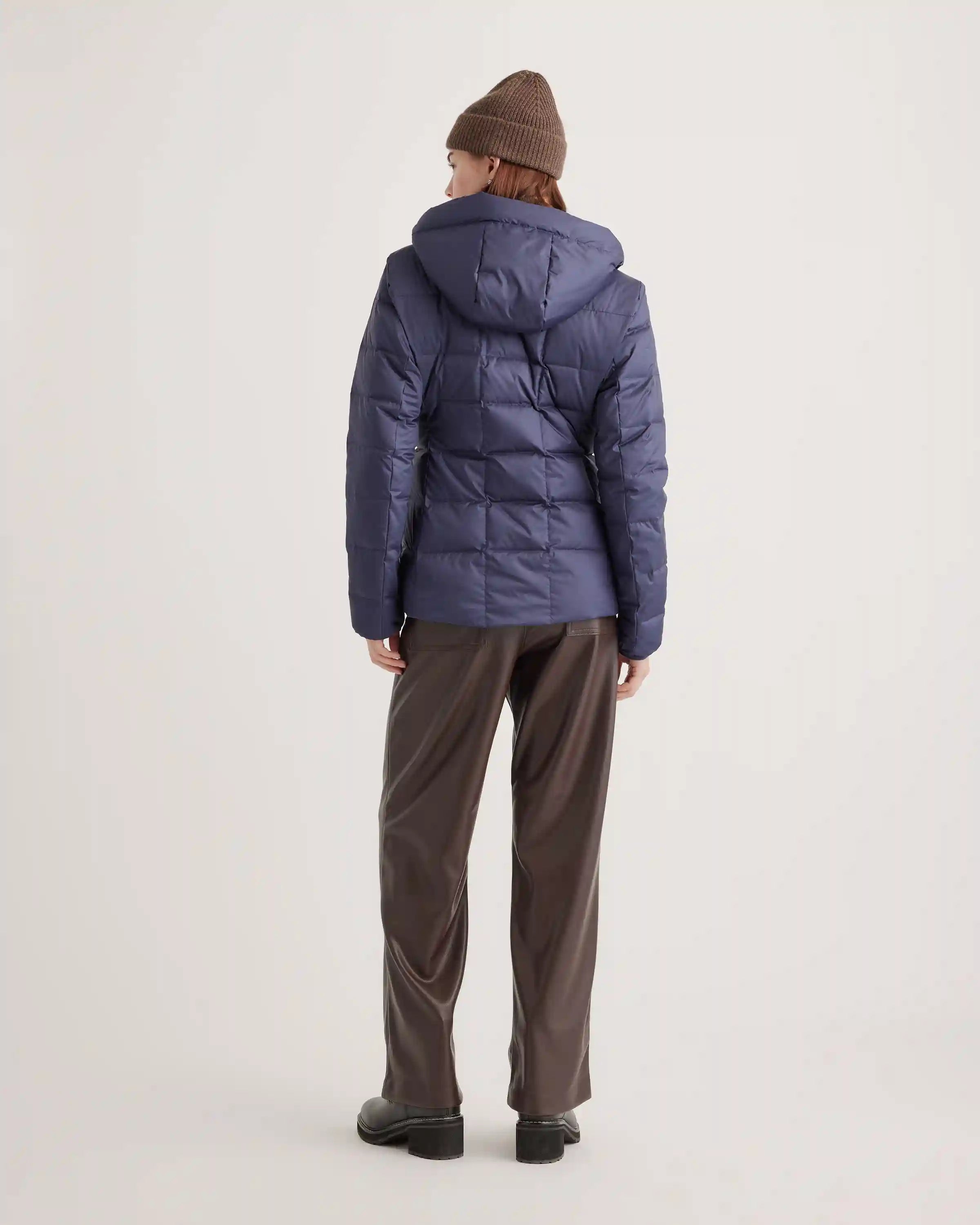 Lightweight Down Packable Puffer Hooded Jacket