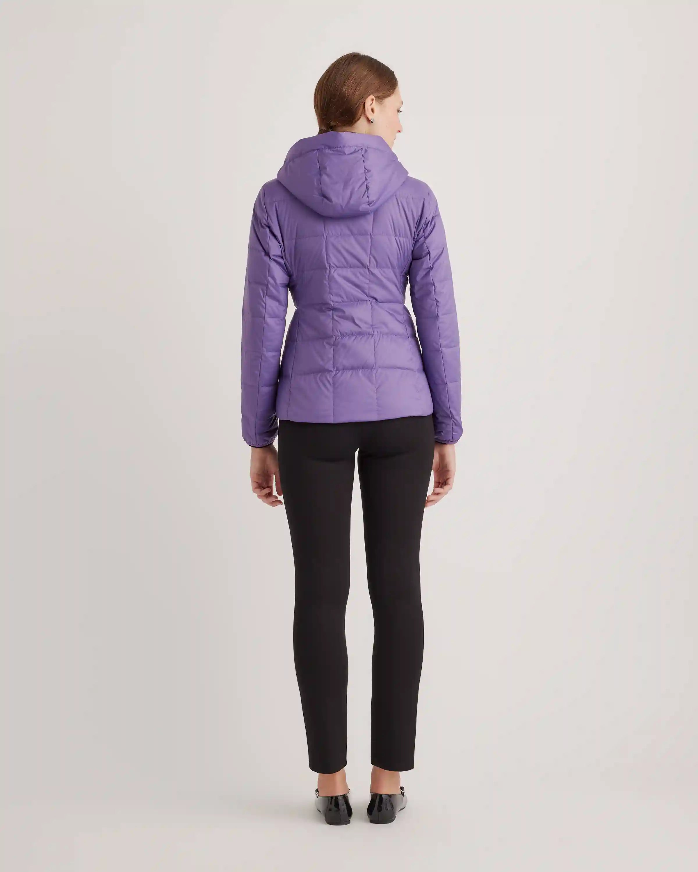 Lightweight Down Packable Puffer Hooded Jacket