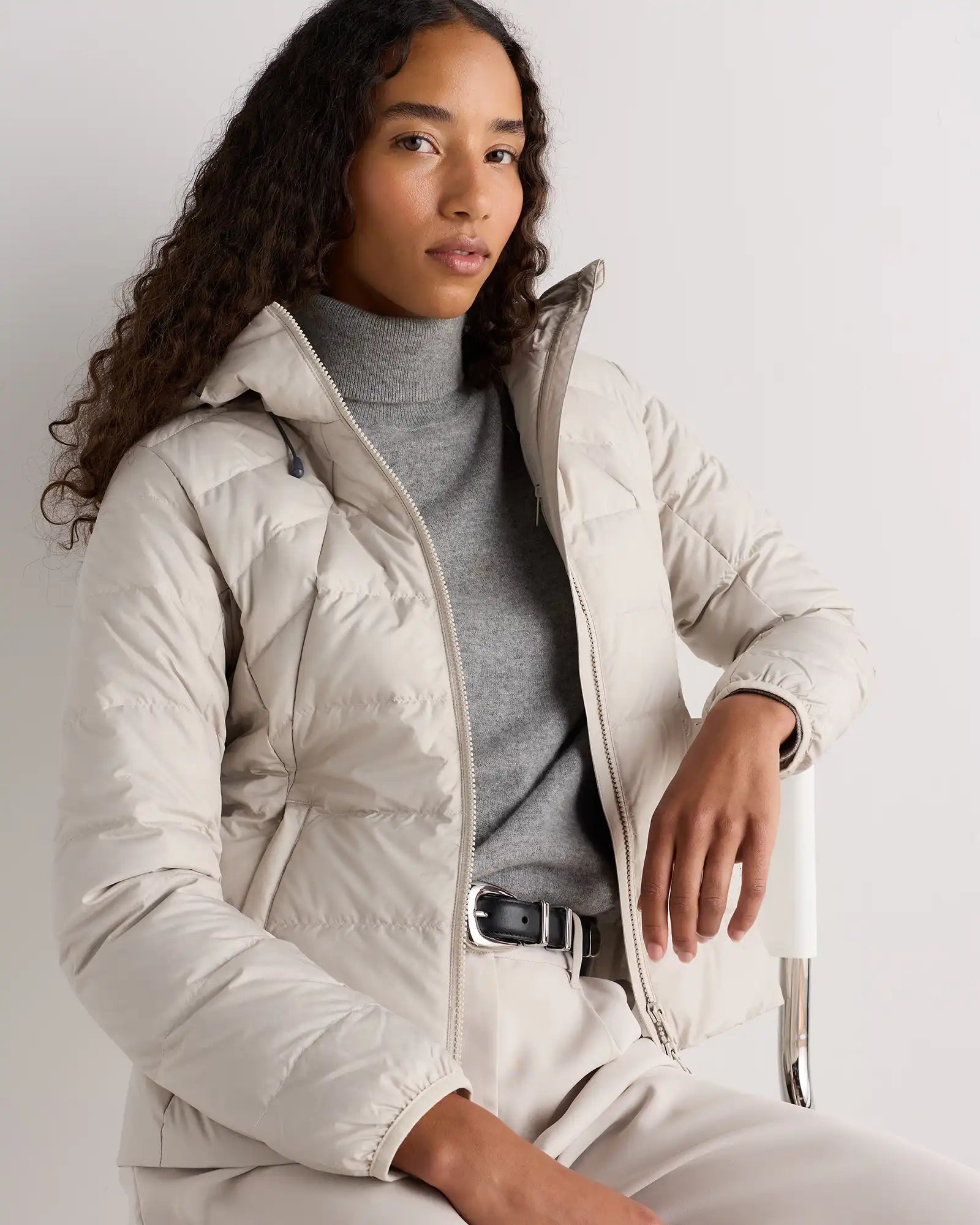 Lightweight Down Packable Puffer Hooded Jacket