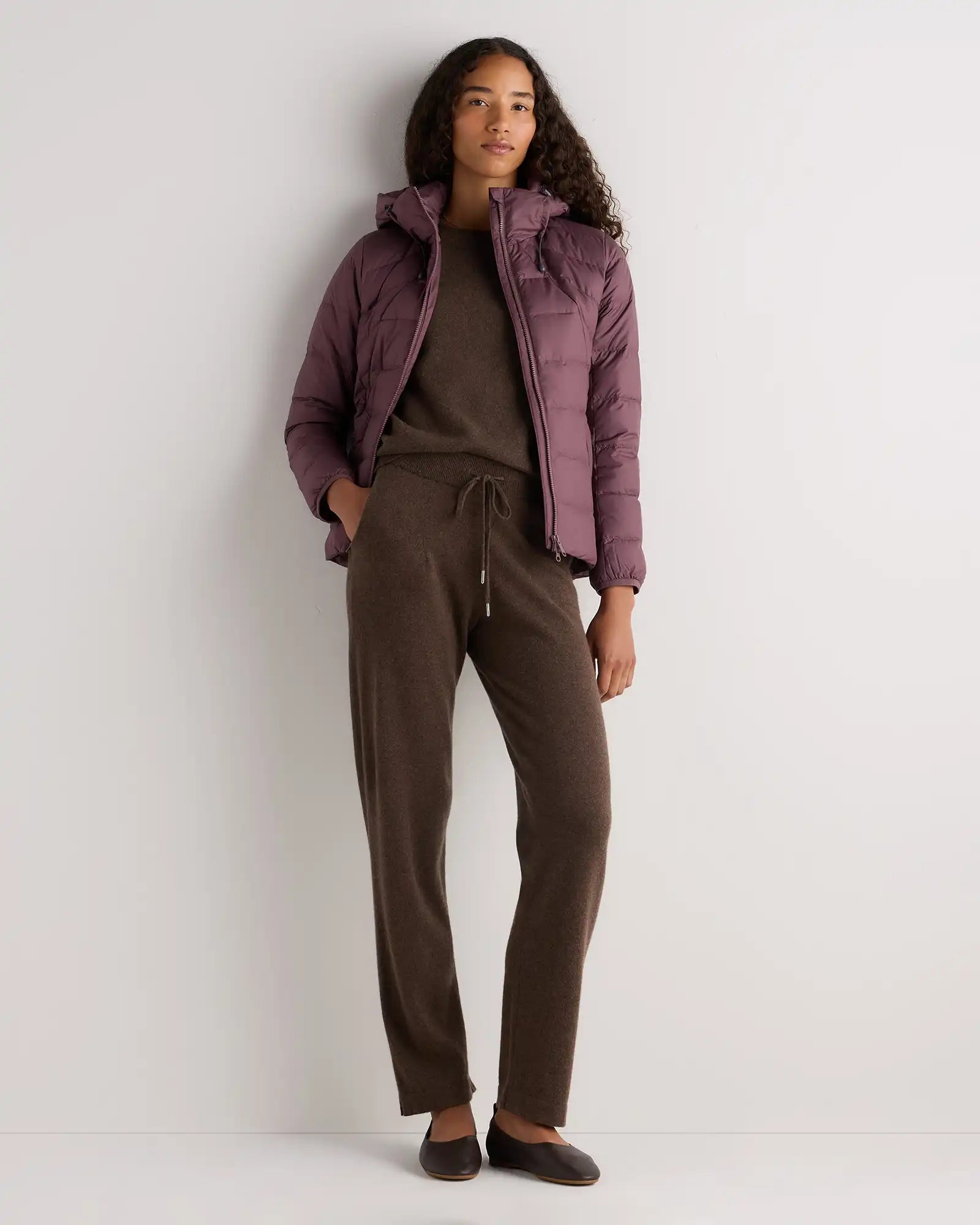 Lightweight Down Packable Puffer Hooded Jacket