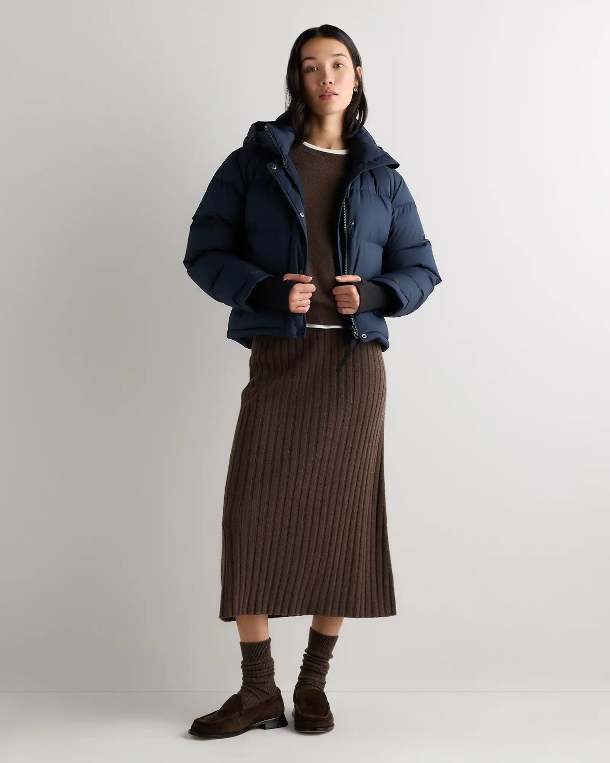 Responsible Down Cropped Puffer Jacket