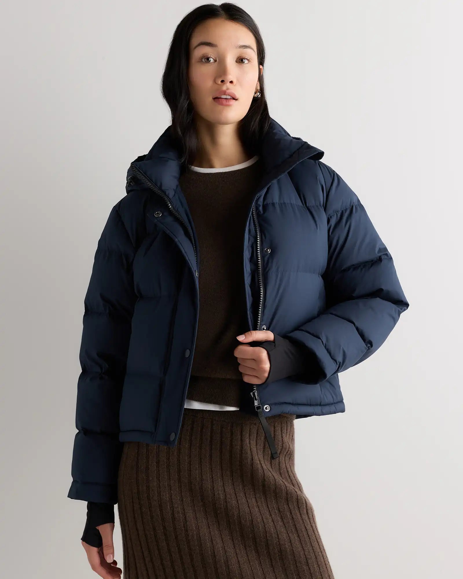 Responsible Down Cropped Puffer Jacket