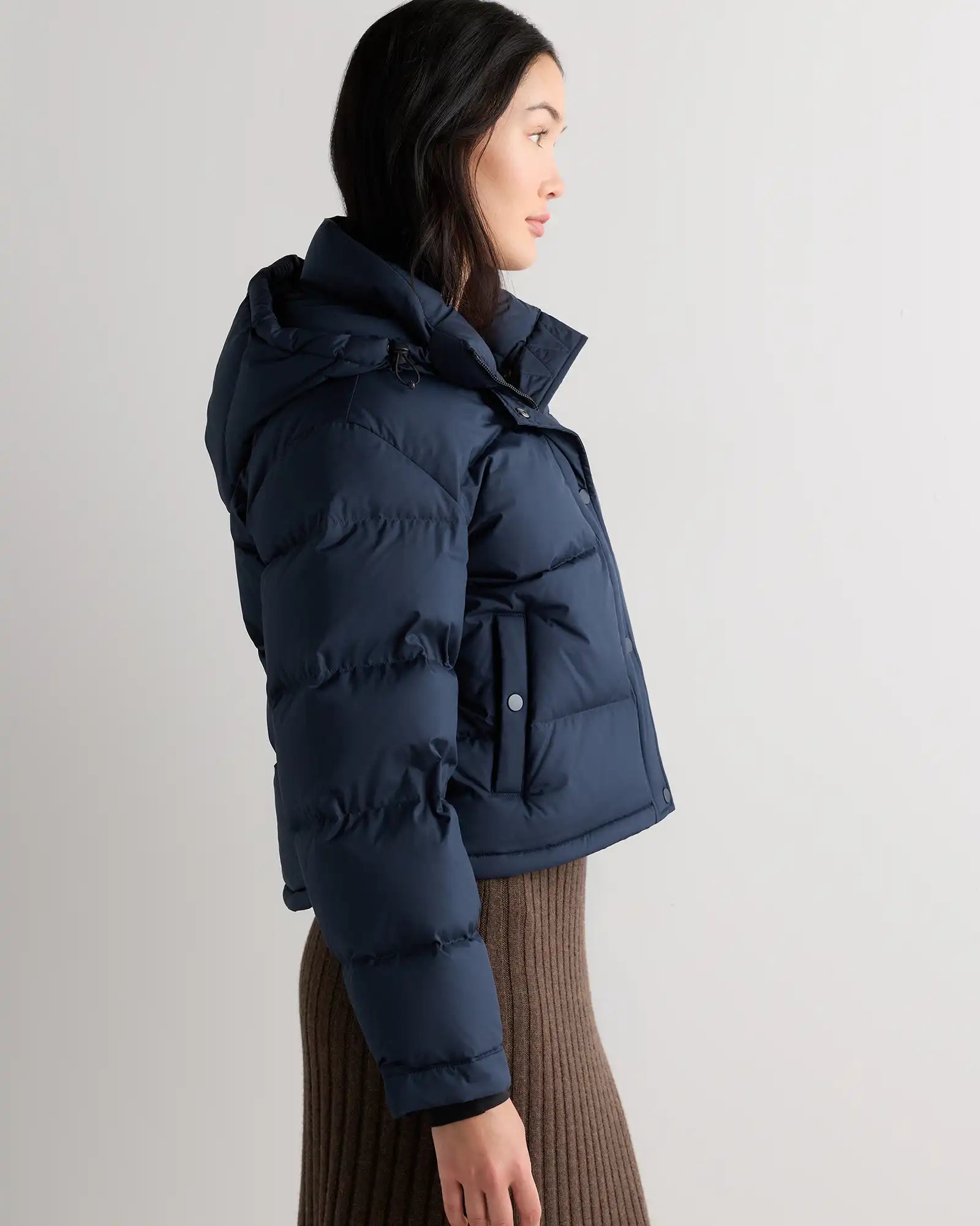Responsible Down Cropped Puffer Jacket