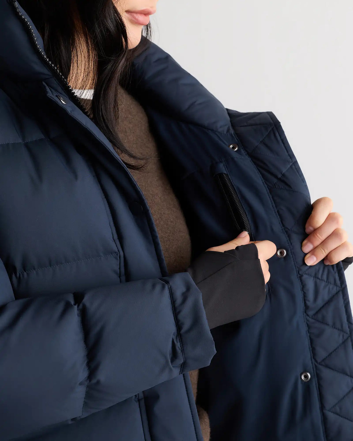 Responsible Down Cropped Puffer Jacket
