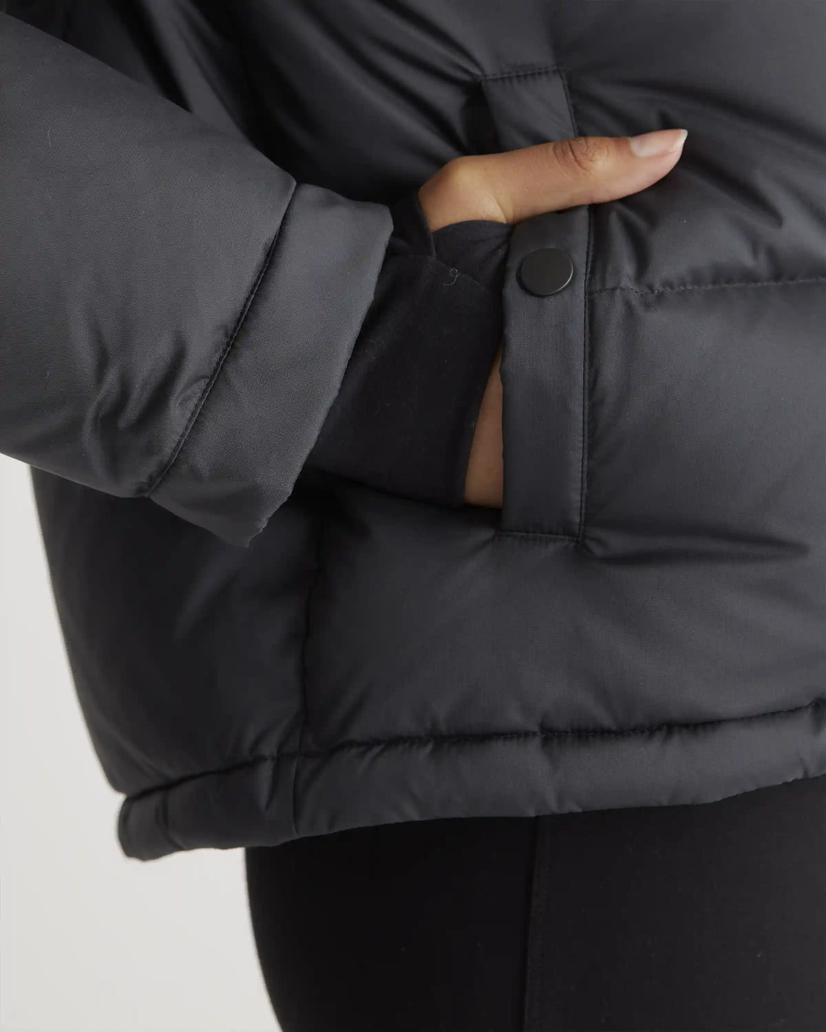 Responsible Down Cropped Puffer Jacket
