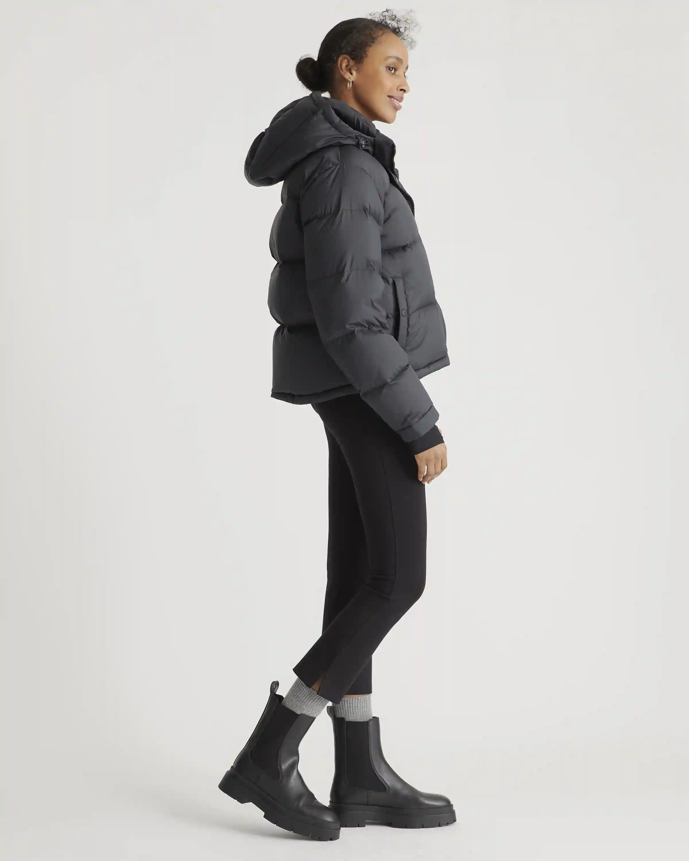 Responsible Down Cropped Puffer Jacket