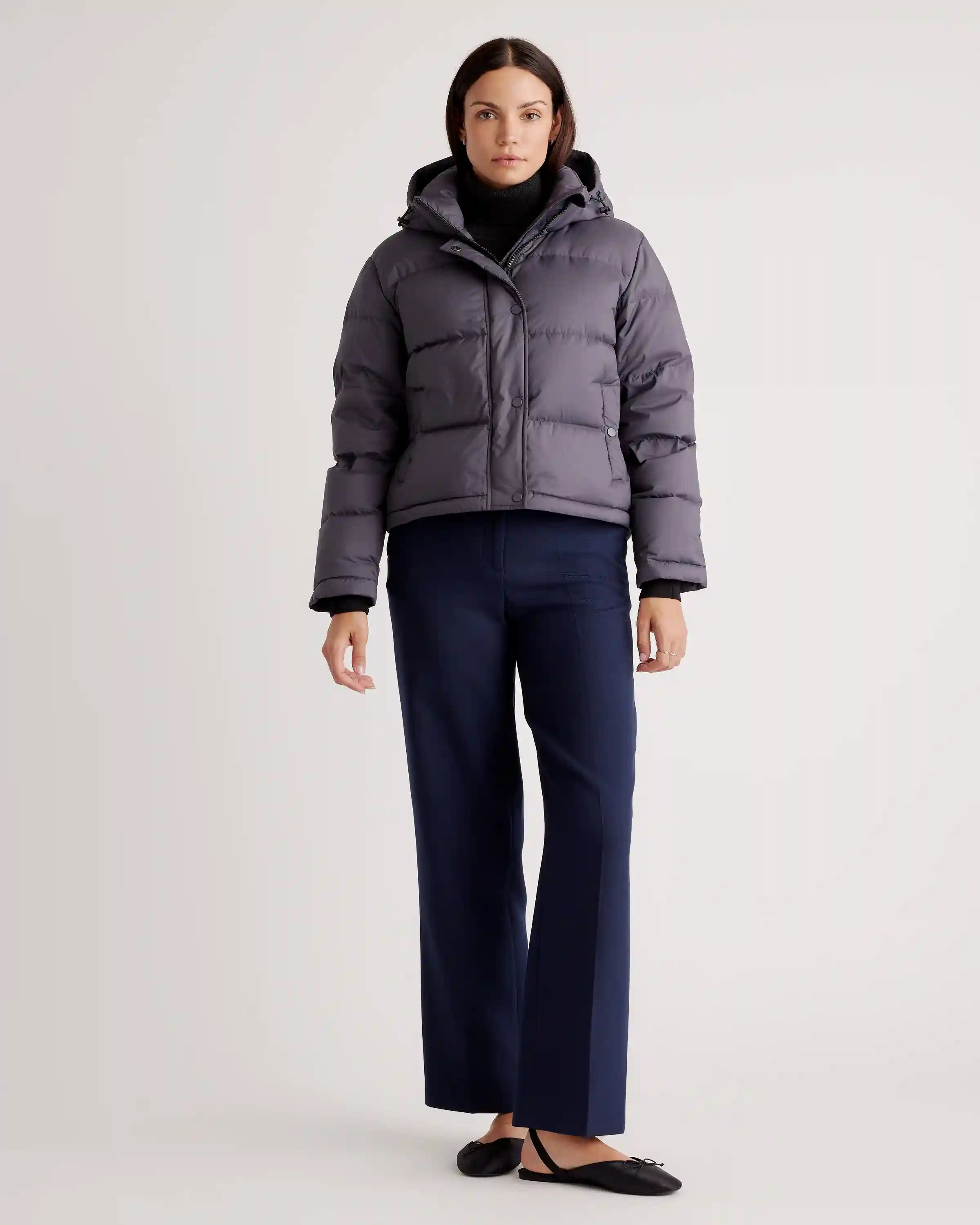 Responsible Down Cropped Puffer Jacket