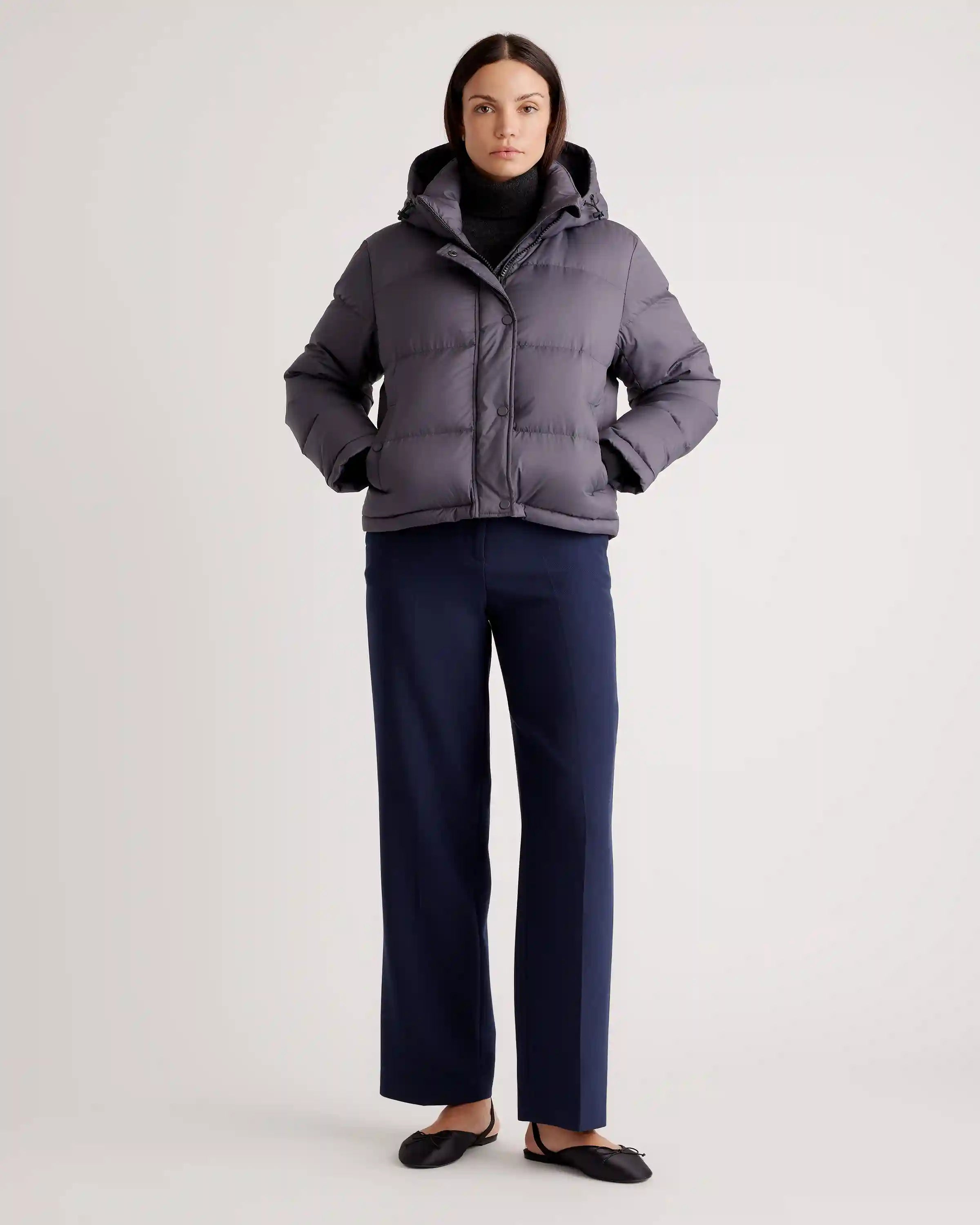 Responsible Down Cropped Puffer Jacket