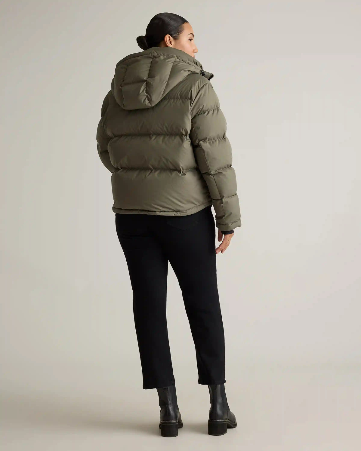 Responsible Down Cropped Puffer Jacket