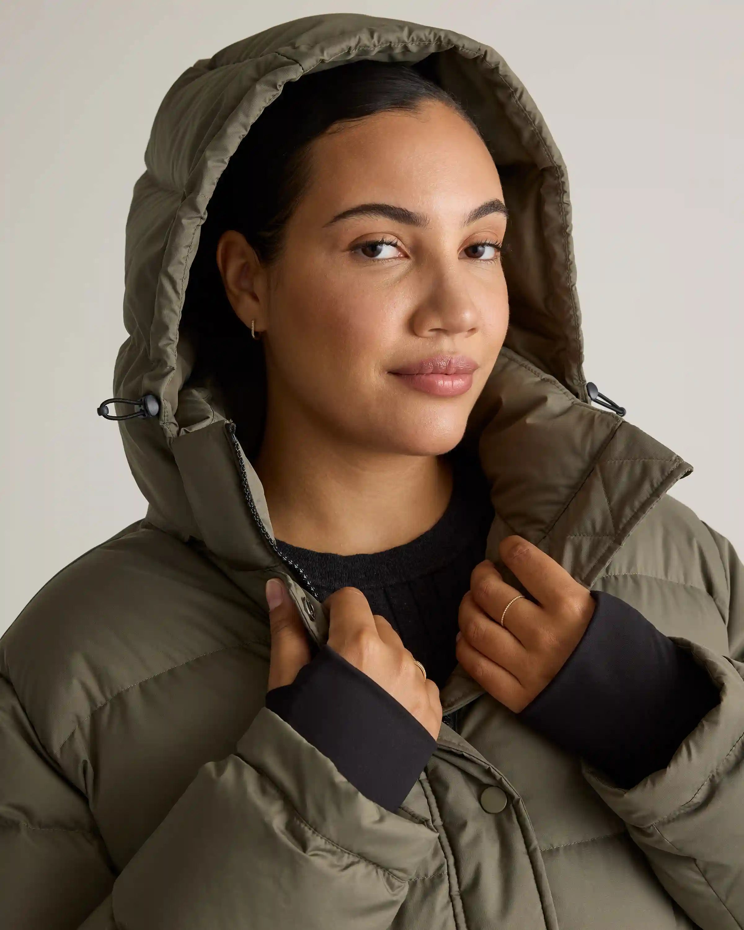 Responsible Down Cropped Puffer Jacket