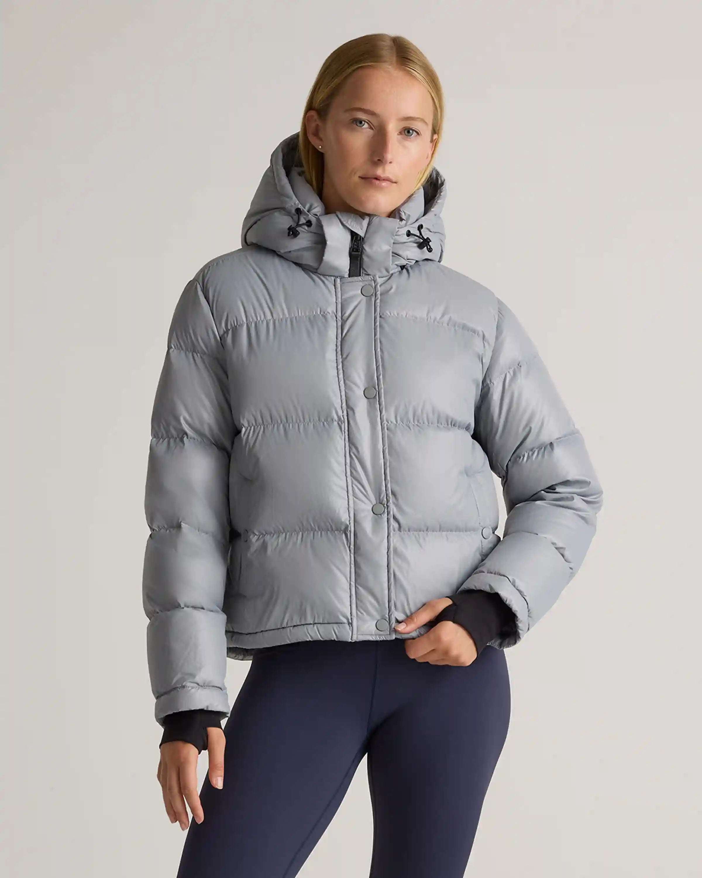 Responsible Down Cropped Puffer Jacket