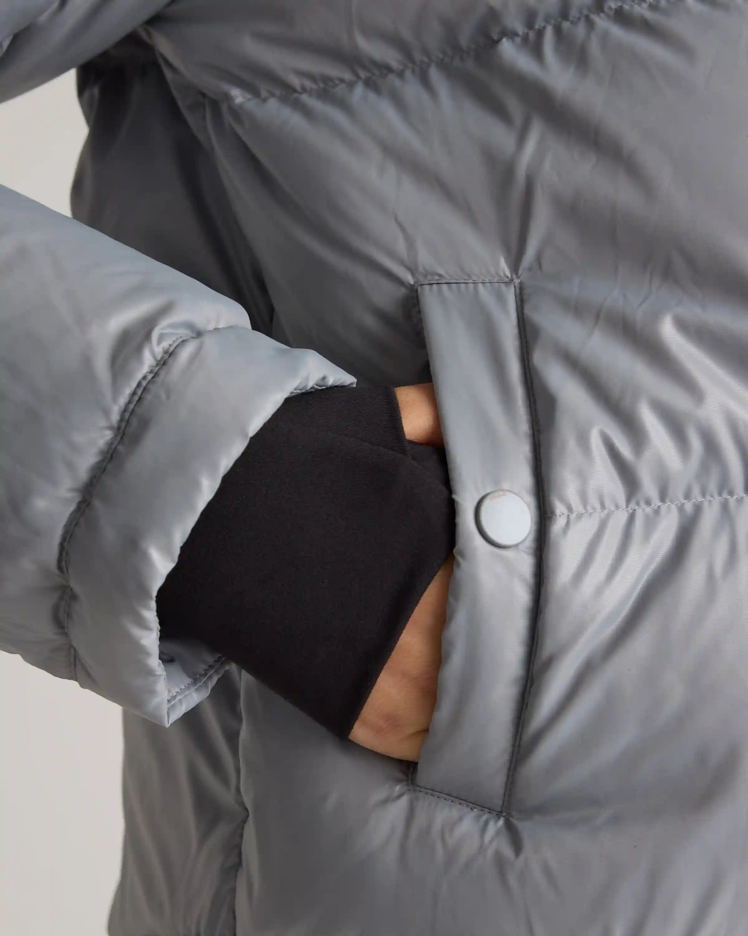 Responsible Down Cropped Puffer Jacket