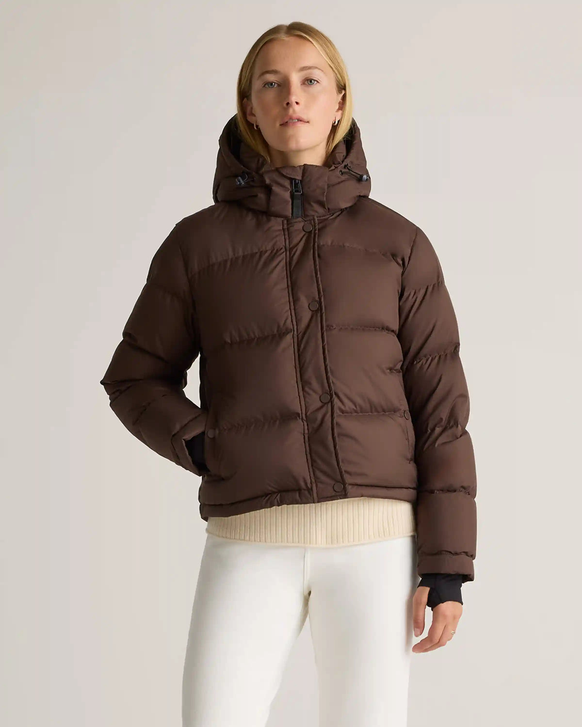Responsible Down Cropped Puffer Jacket