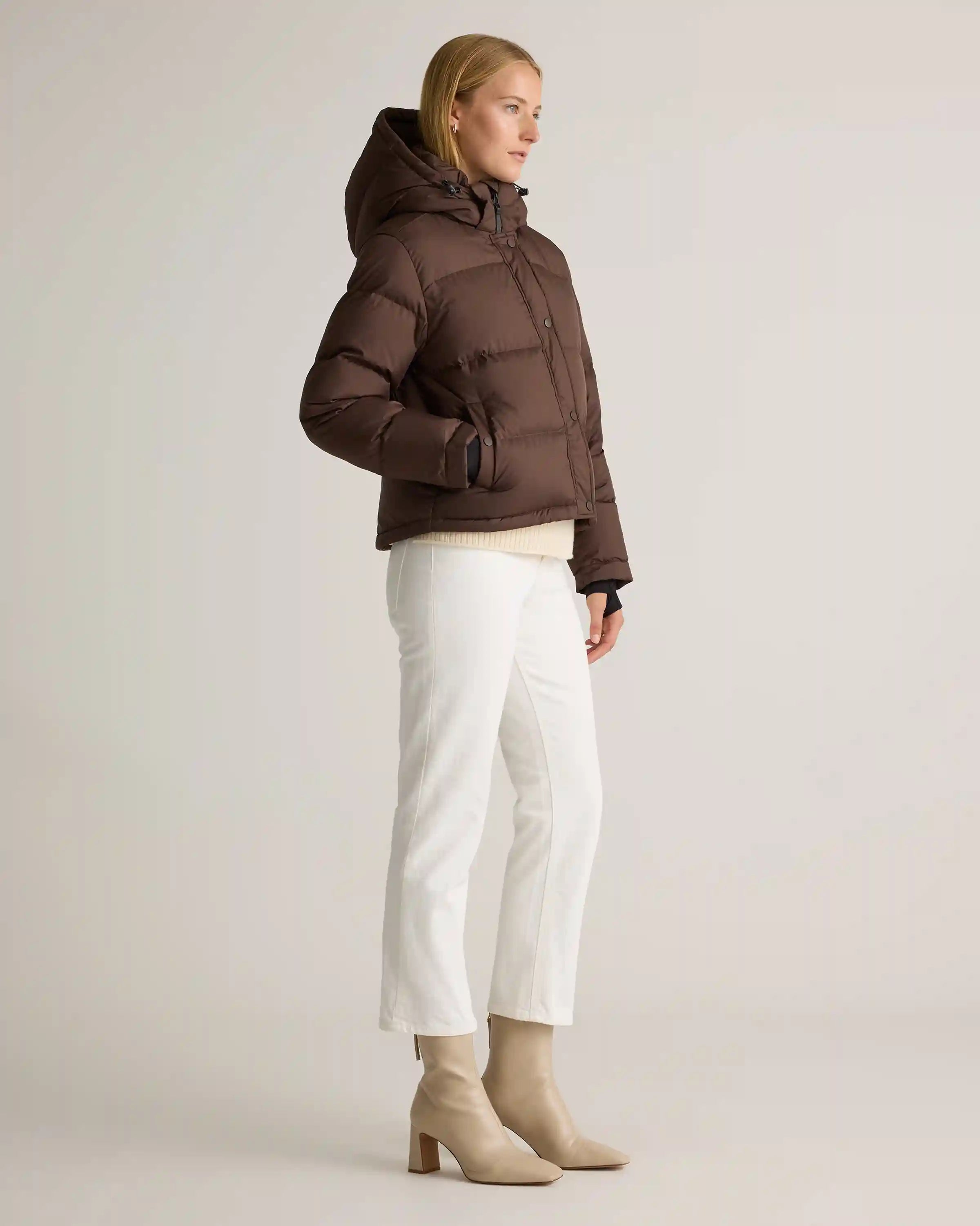 Responsible Down Cropped Puffer Jacket