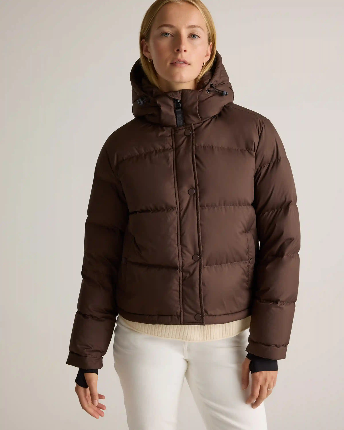 Responsible Down Cropped Puffer Jacket