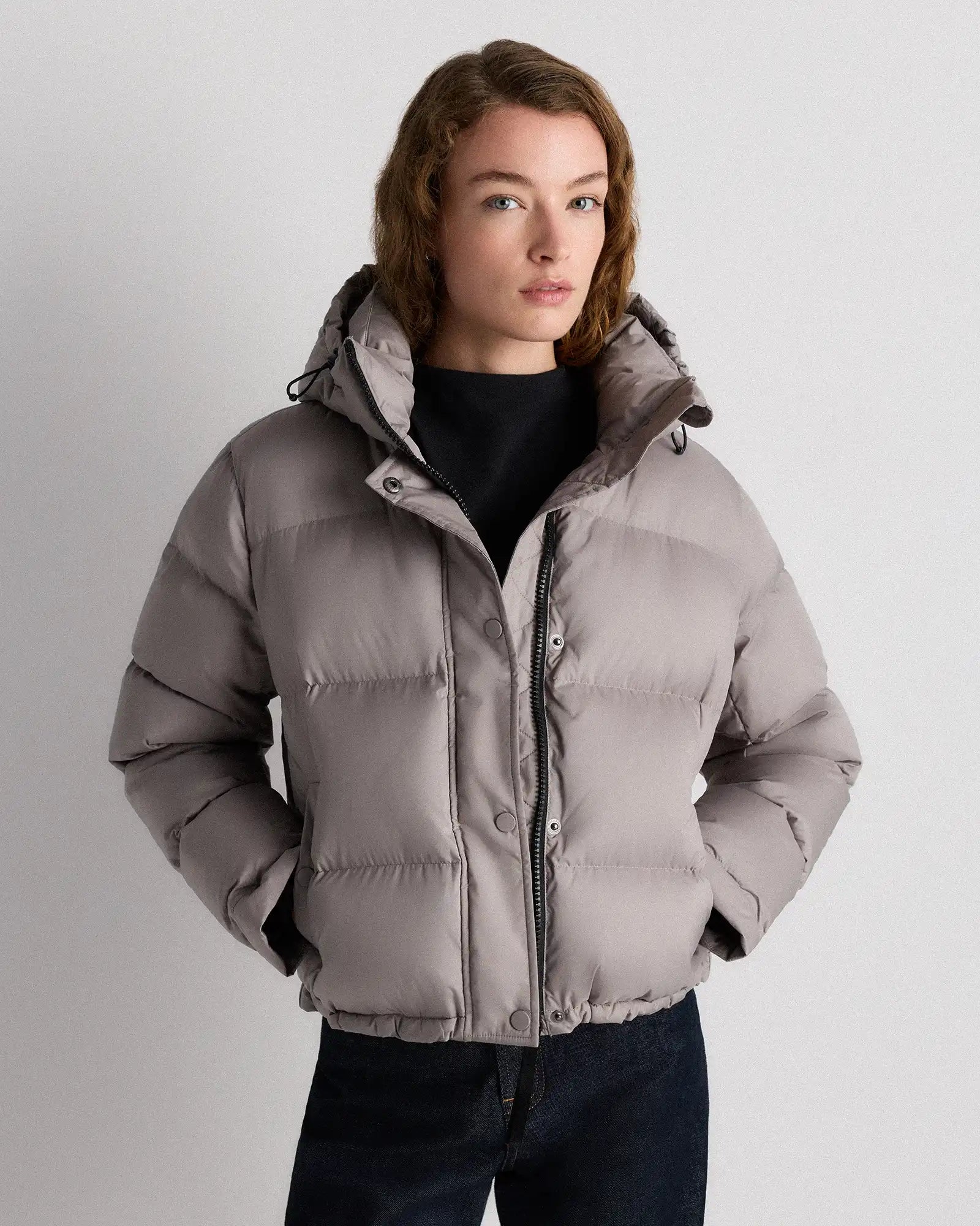 Responsible Down Cropped Puffer Jacket