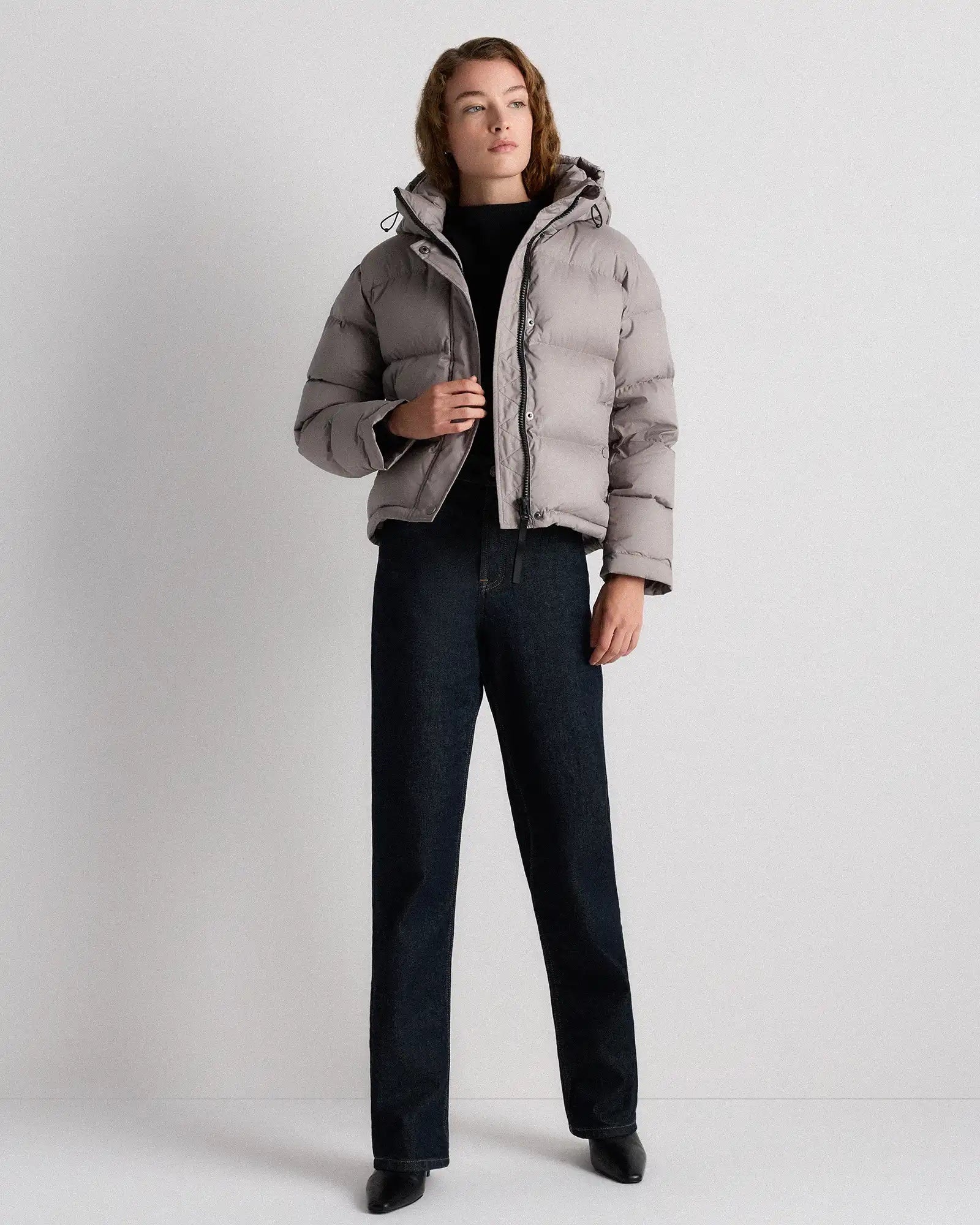 Responsible Down Cropped Puffer Jacket