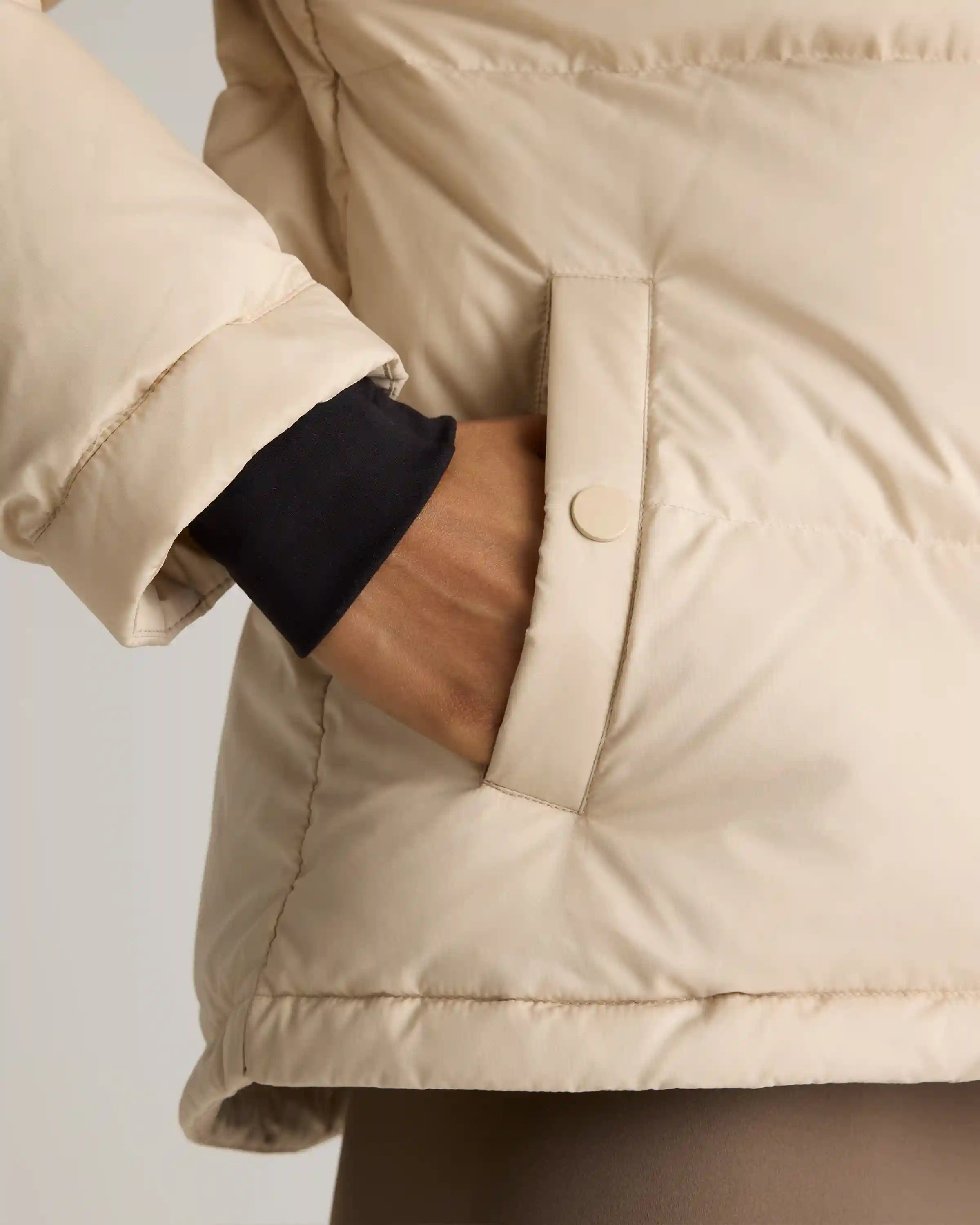 Responsible Down Cropped Puffer Jacket