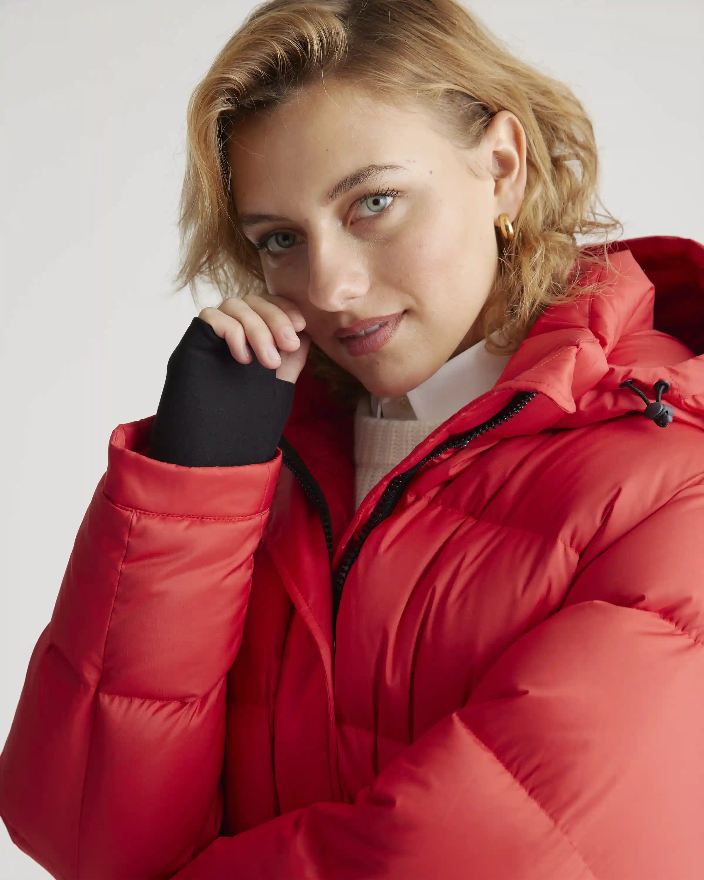 Responsible Down Cropped Puffer Jacket