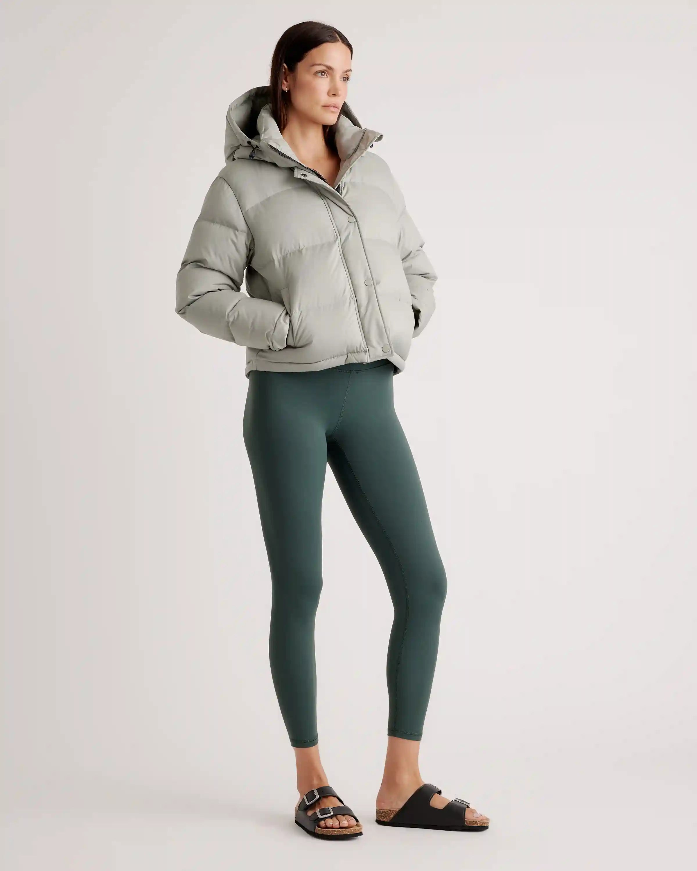 Responsible Down Cropped Puffer Jacket