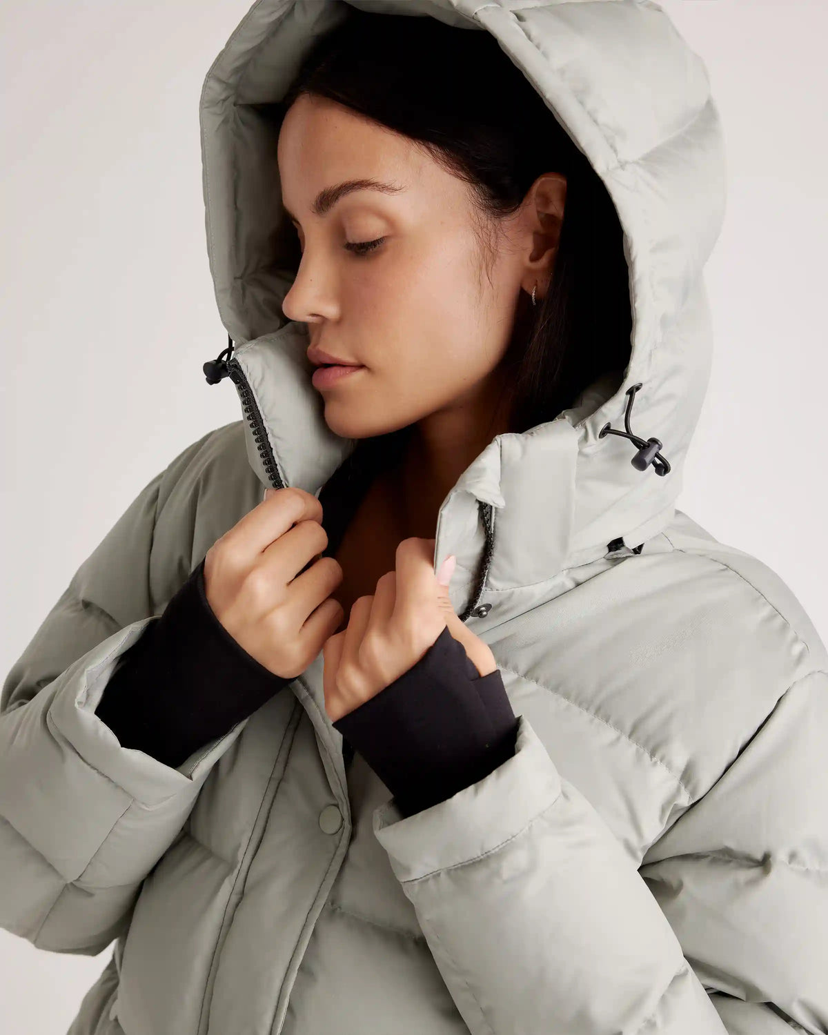 Responsible Down Cropped Puffer Jacket