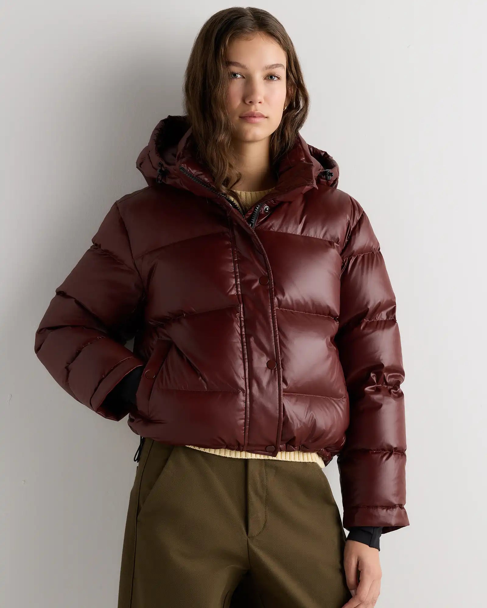 Responsible Down Cropped Puffer Jacket