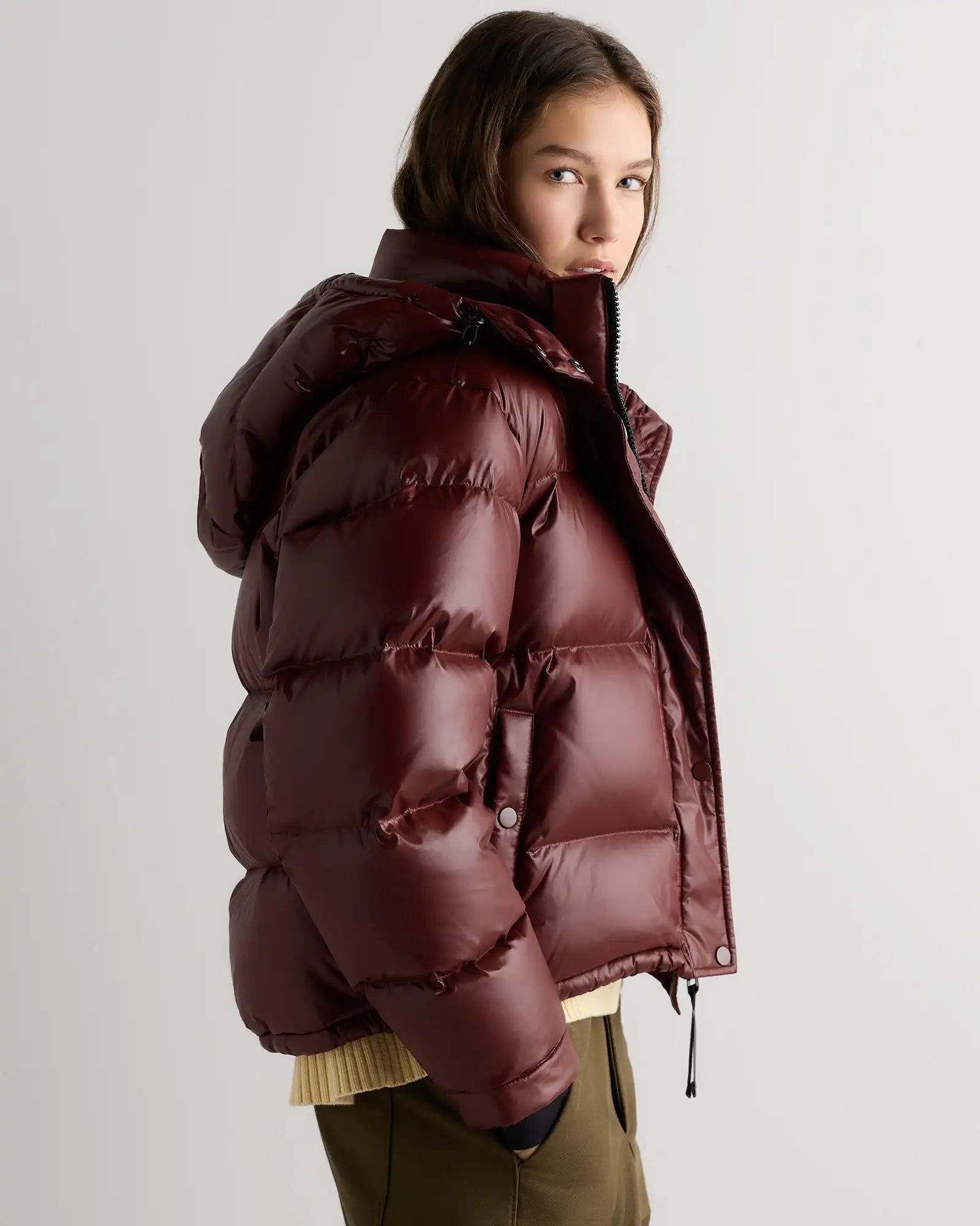 Responsible Down Cropped Puffer Jacket