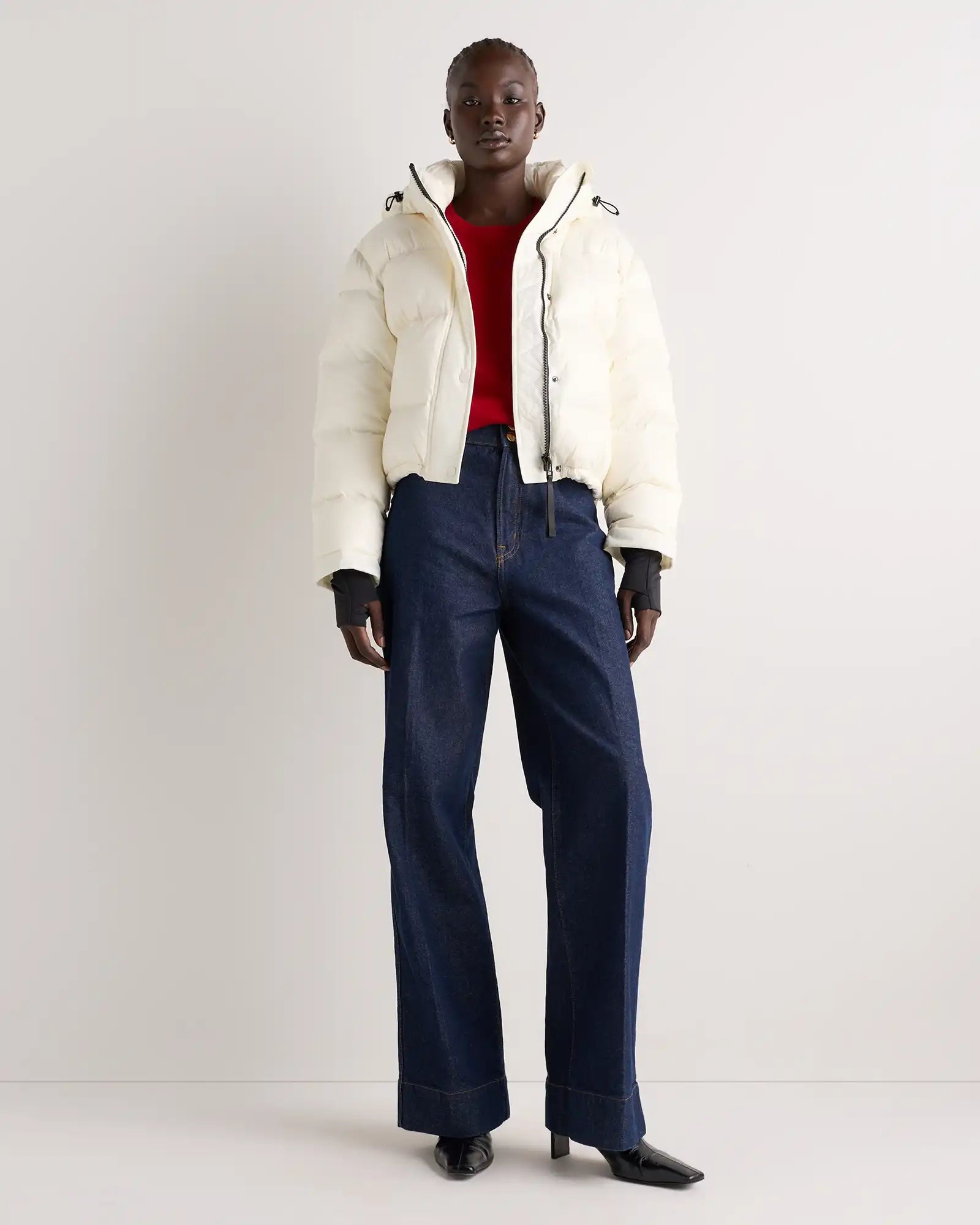 Responsible Down Cropped Puffer Jacket