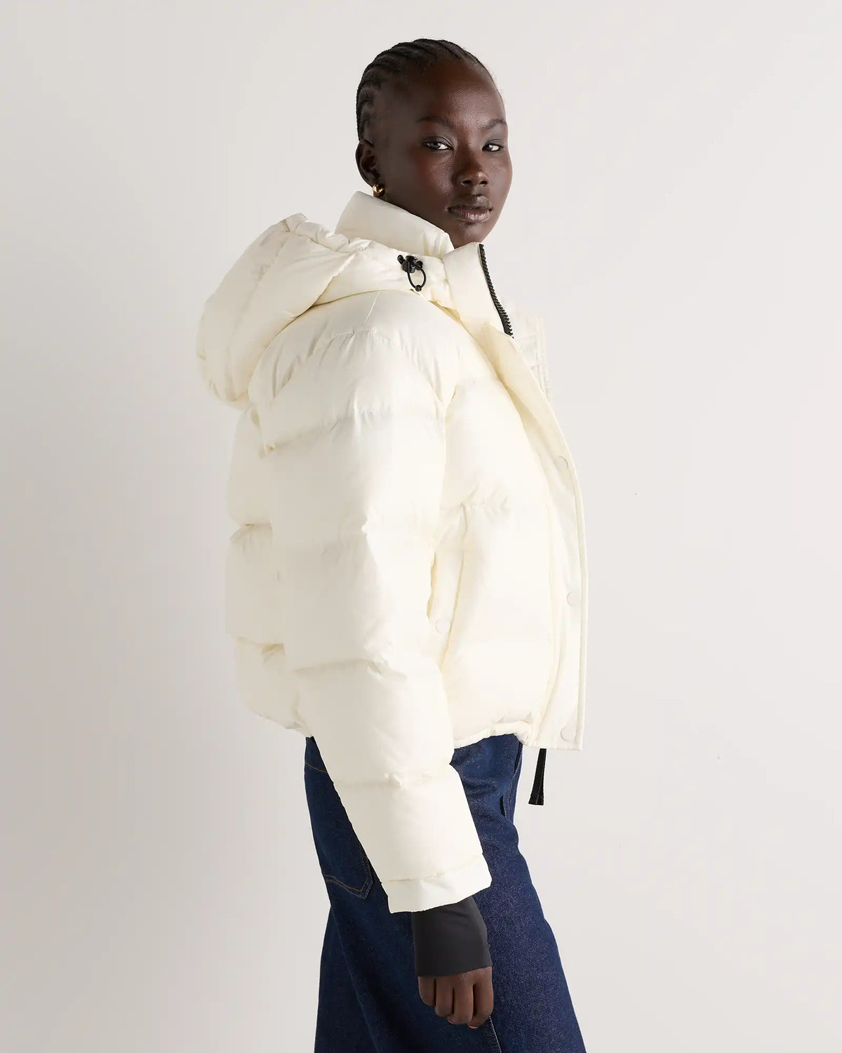 Responsible Down Cropped Puffer Jacket