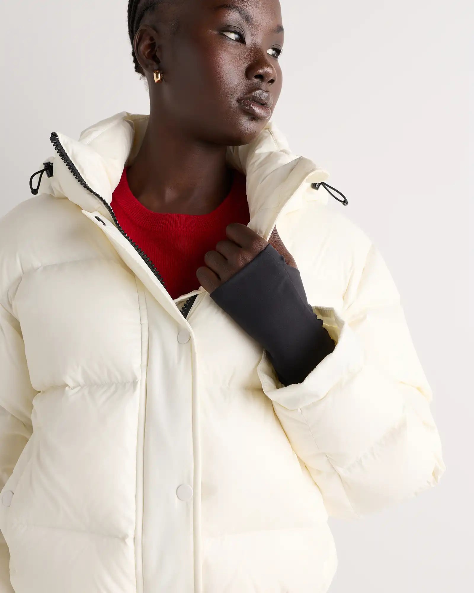 Responsible Down Cropped Puffer Jacket