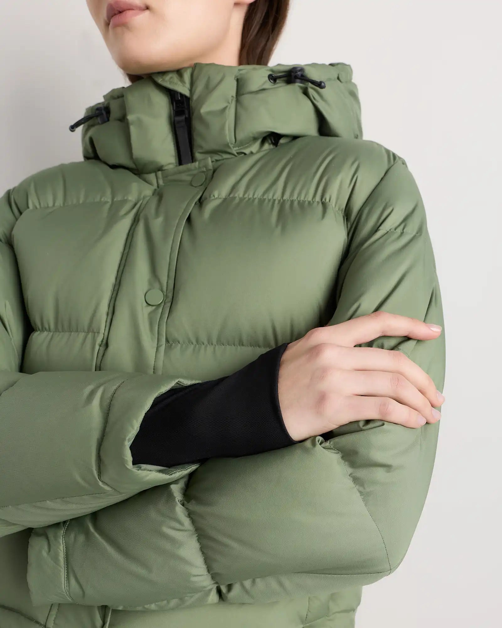 Responsible Down Cropped Puffer Jacket