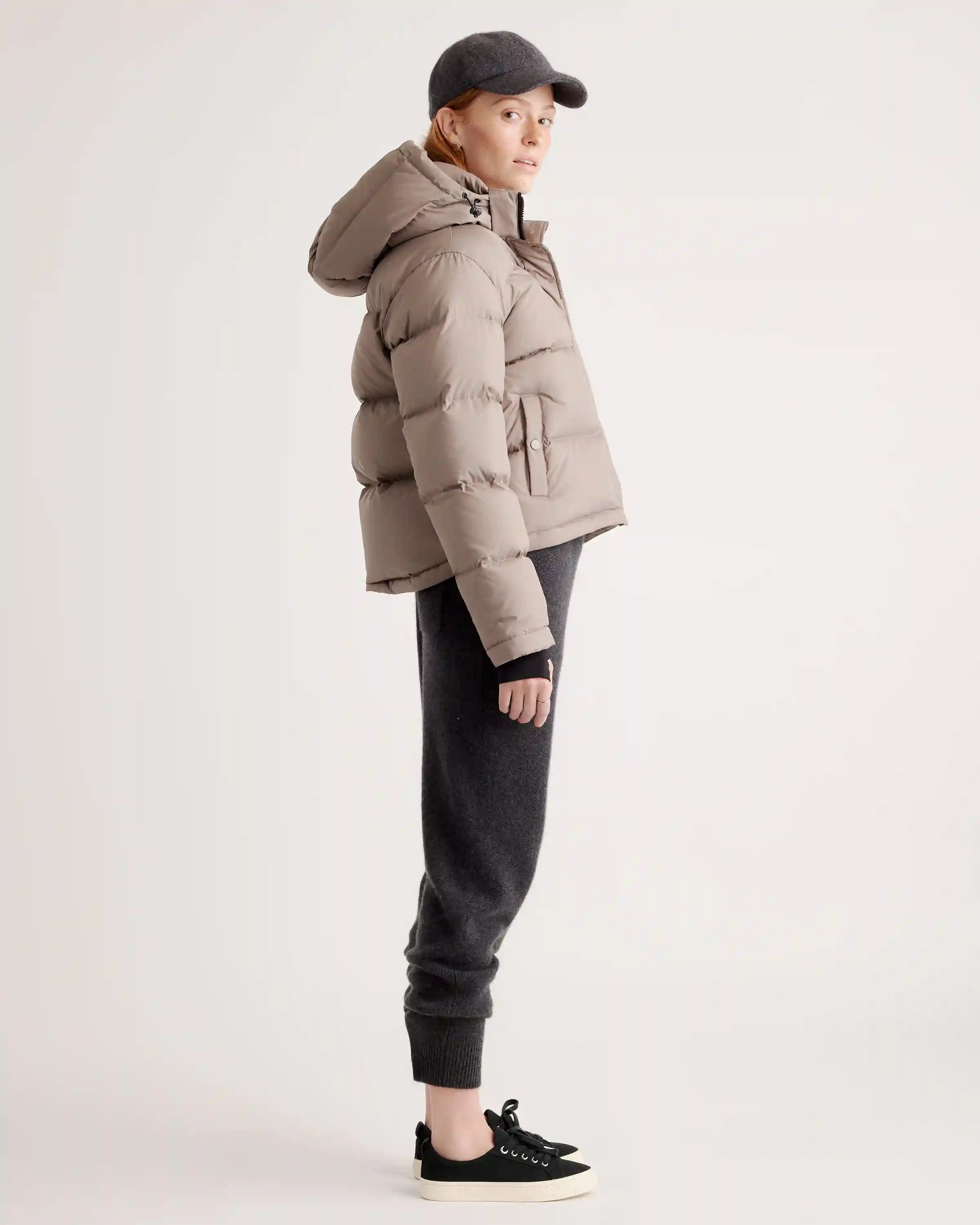 Responsible Down Cropped Puffer Jacket