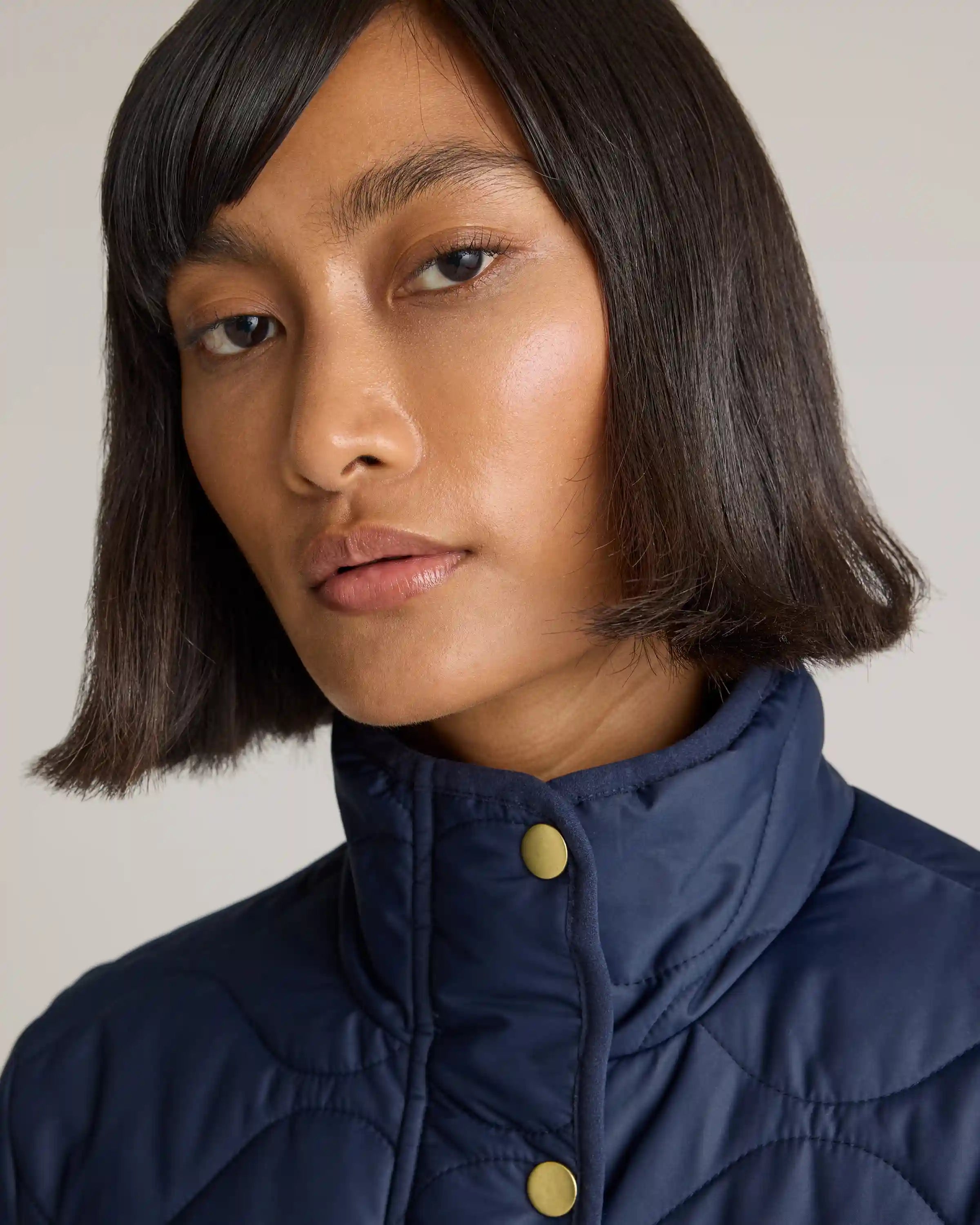Featherless Quilted Long Puffer Jacket