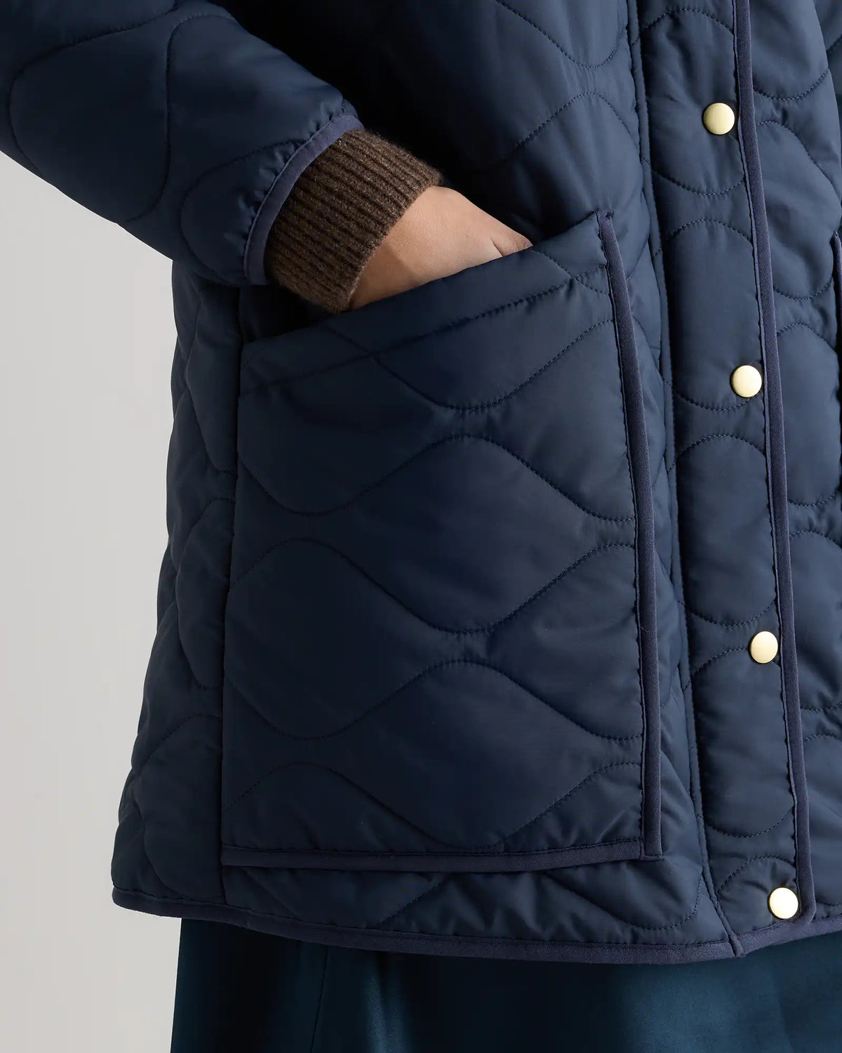 Featherless Quilted Long Puffer Jacket