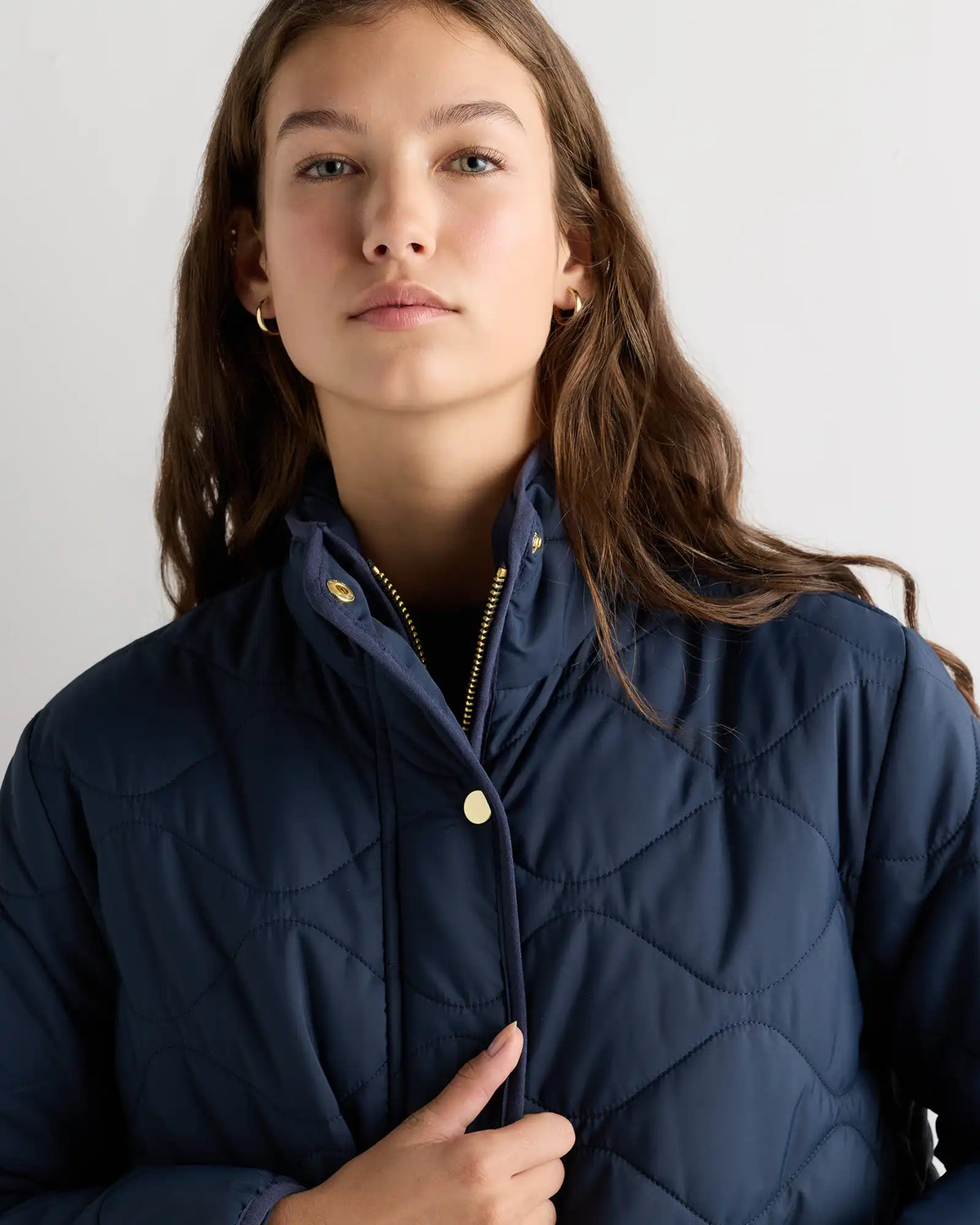 Featherless Quilted Long Puffer Jacket
