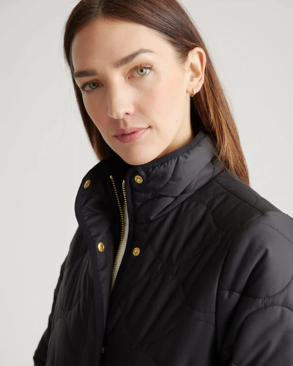 Featherless Quilted Long Puffer Jacket