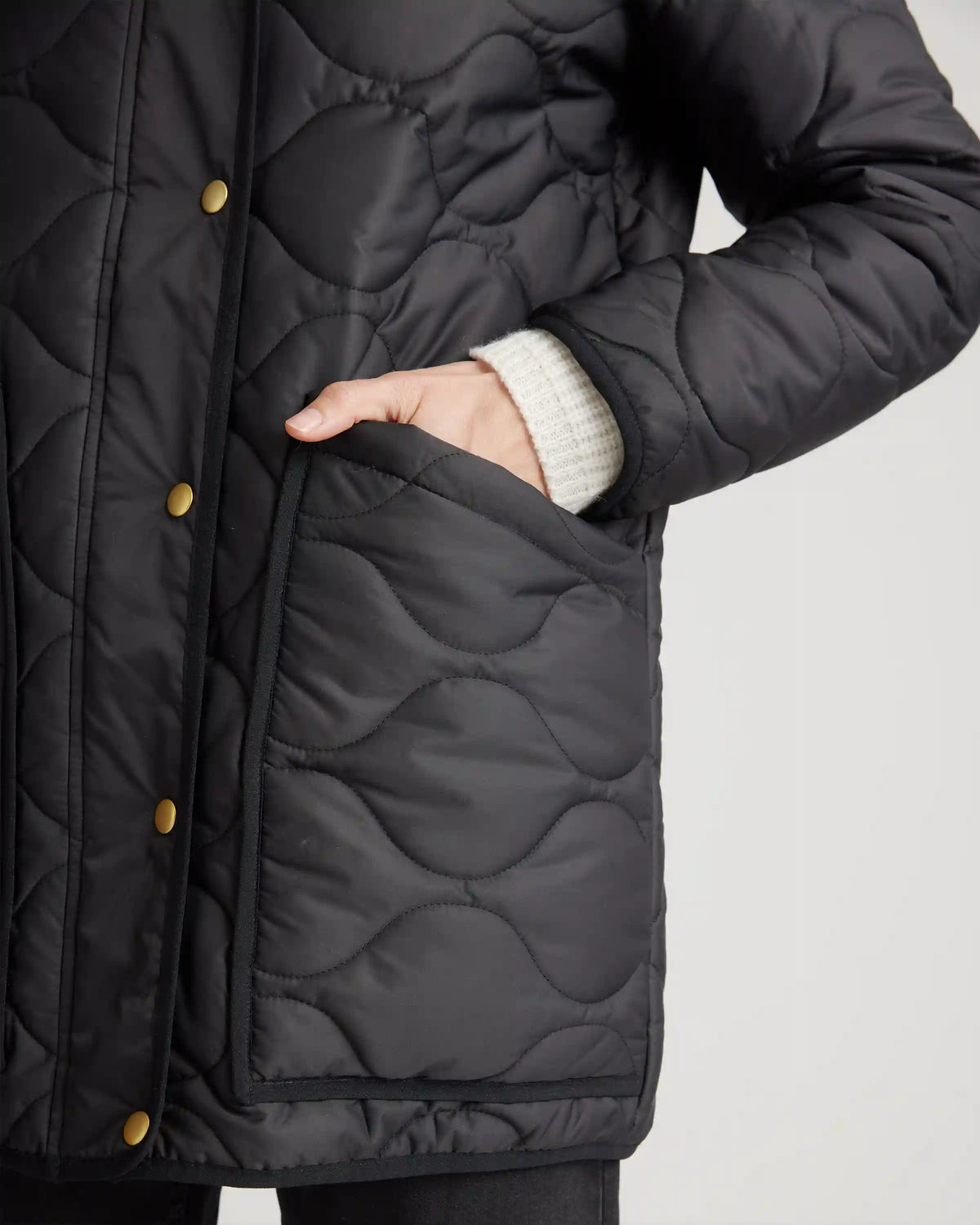 Featherless Quilted Long Puffer Jacket