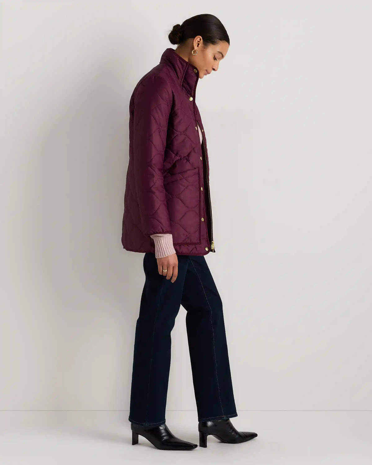 Featherless Quilted Long Puffer Jacket