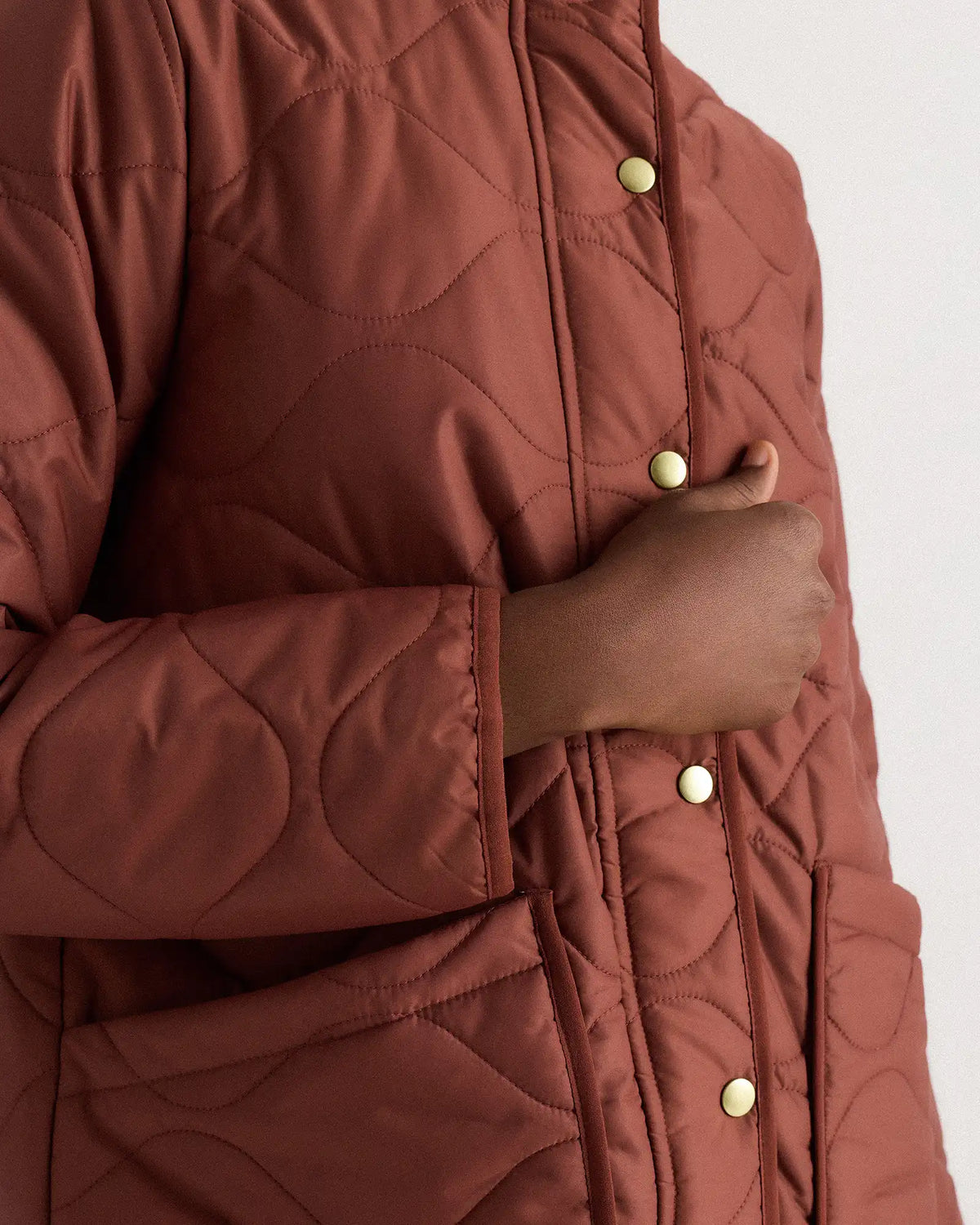 Featherless Quilted Long Puffer Jacket