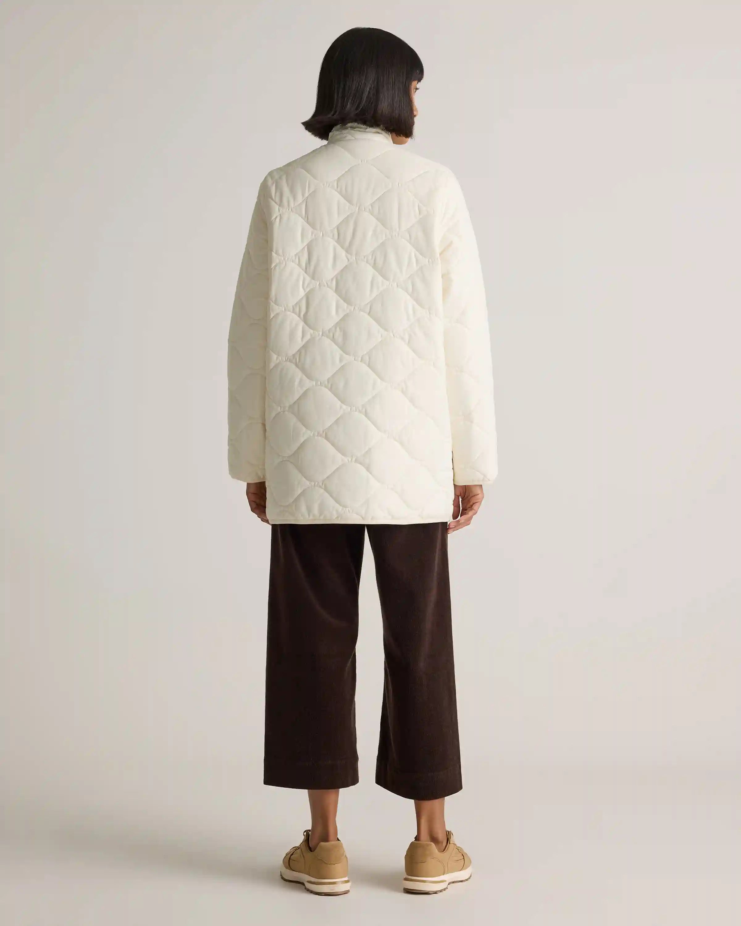 Featherless Quilted Long Puffer Jacket