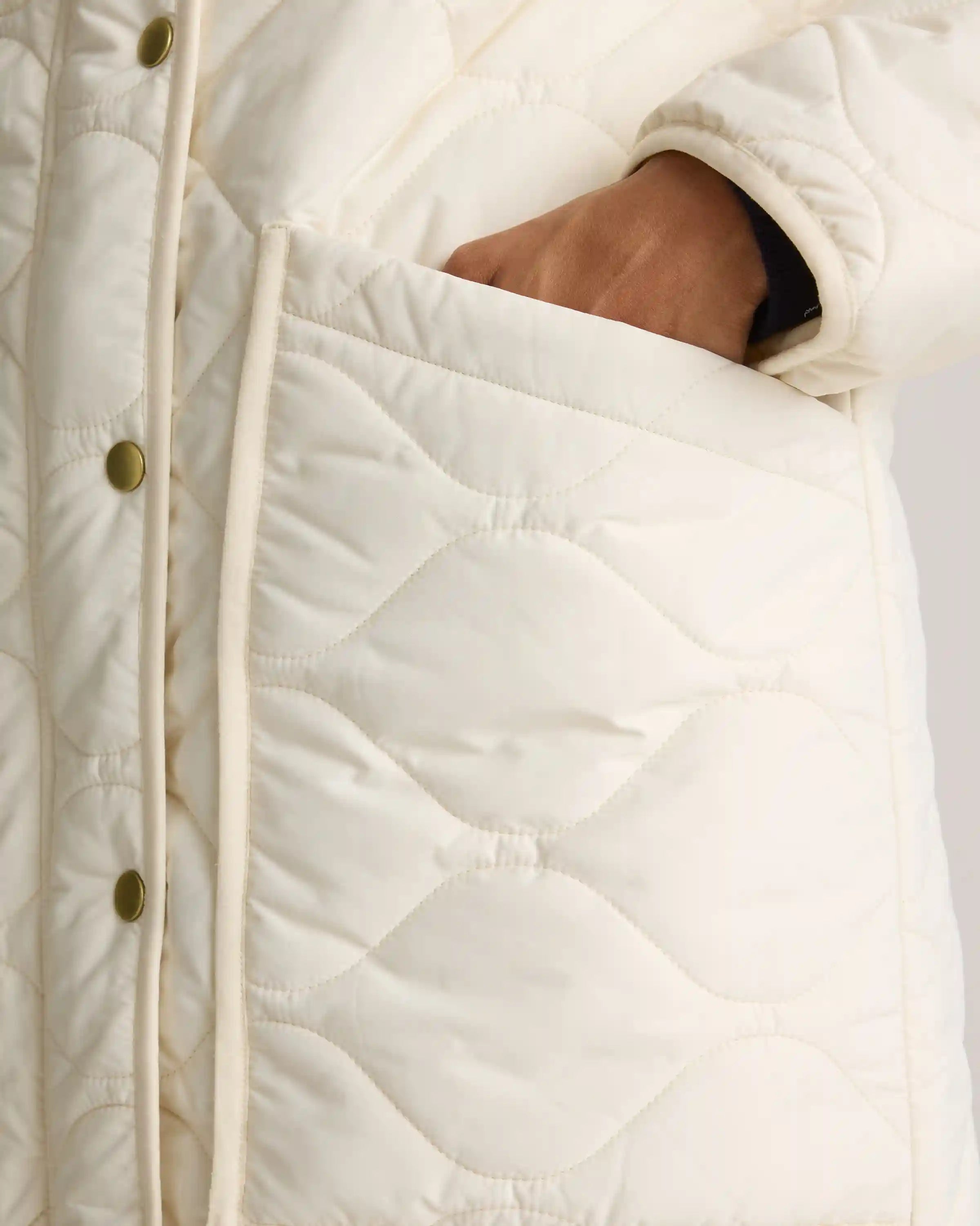 Featherless Quilted Long Puffer Jacket