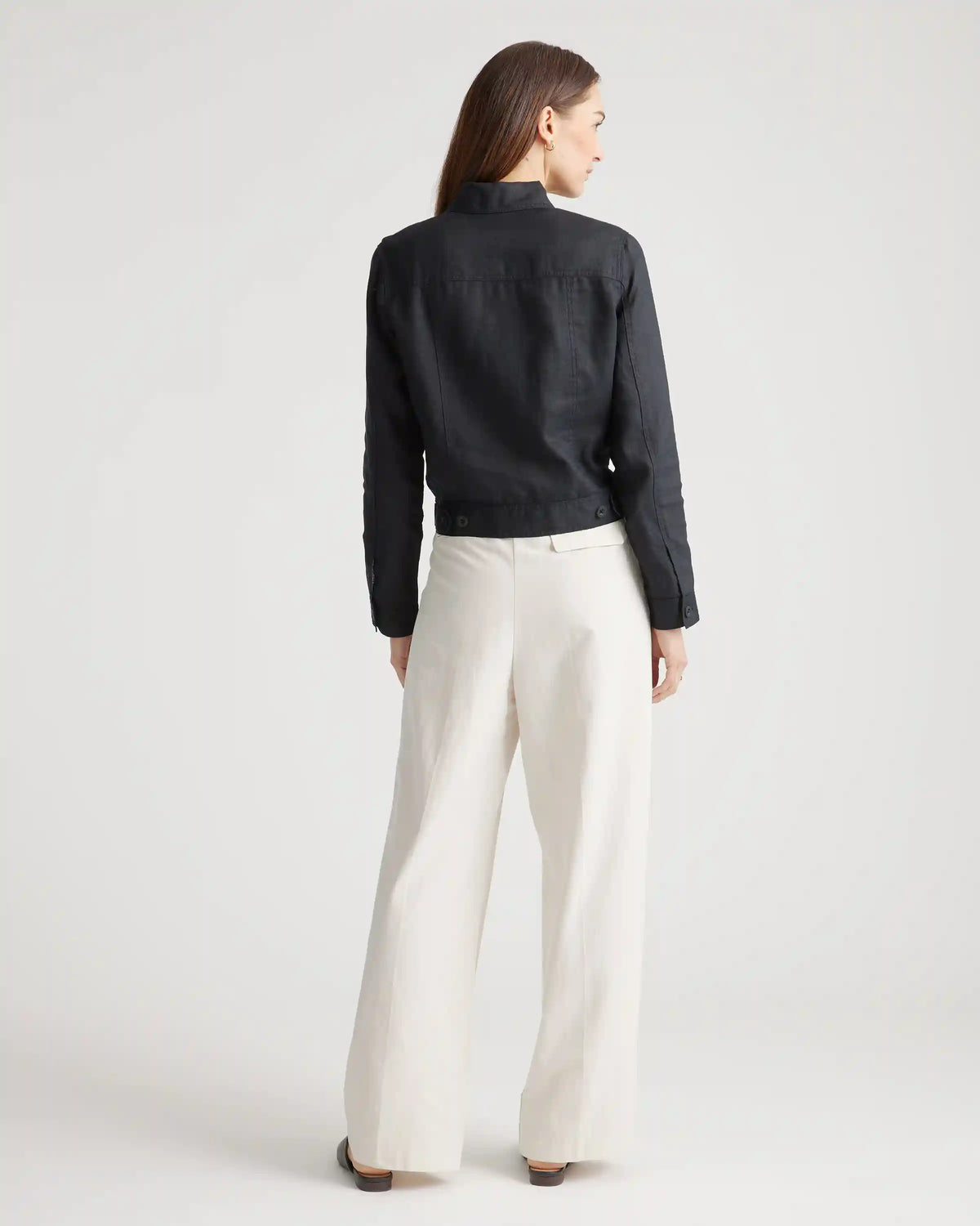 100% European Linen Jacket
