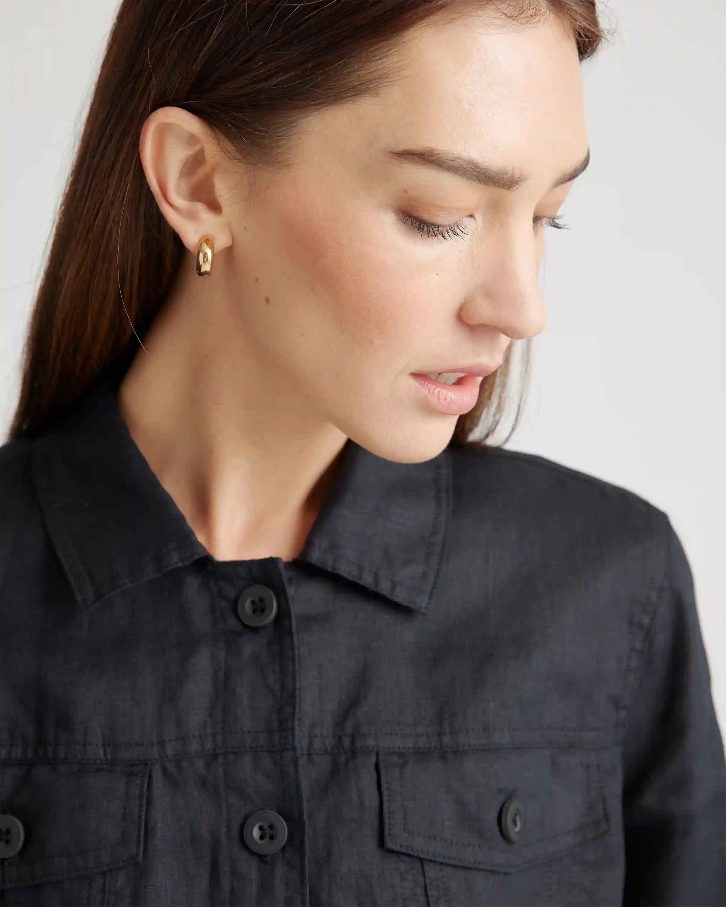 100% European Linen Jacket