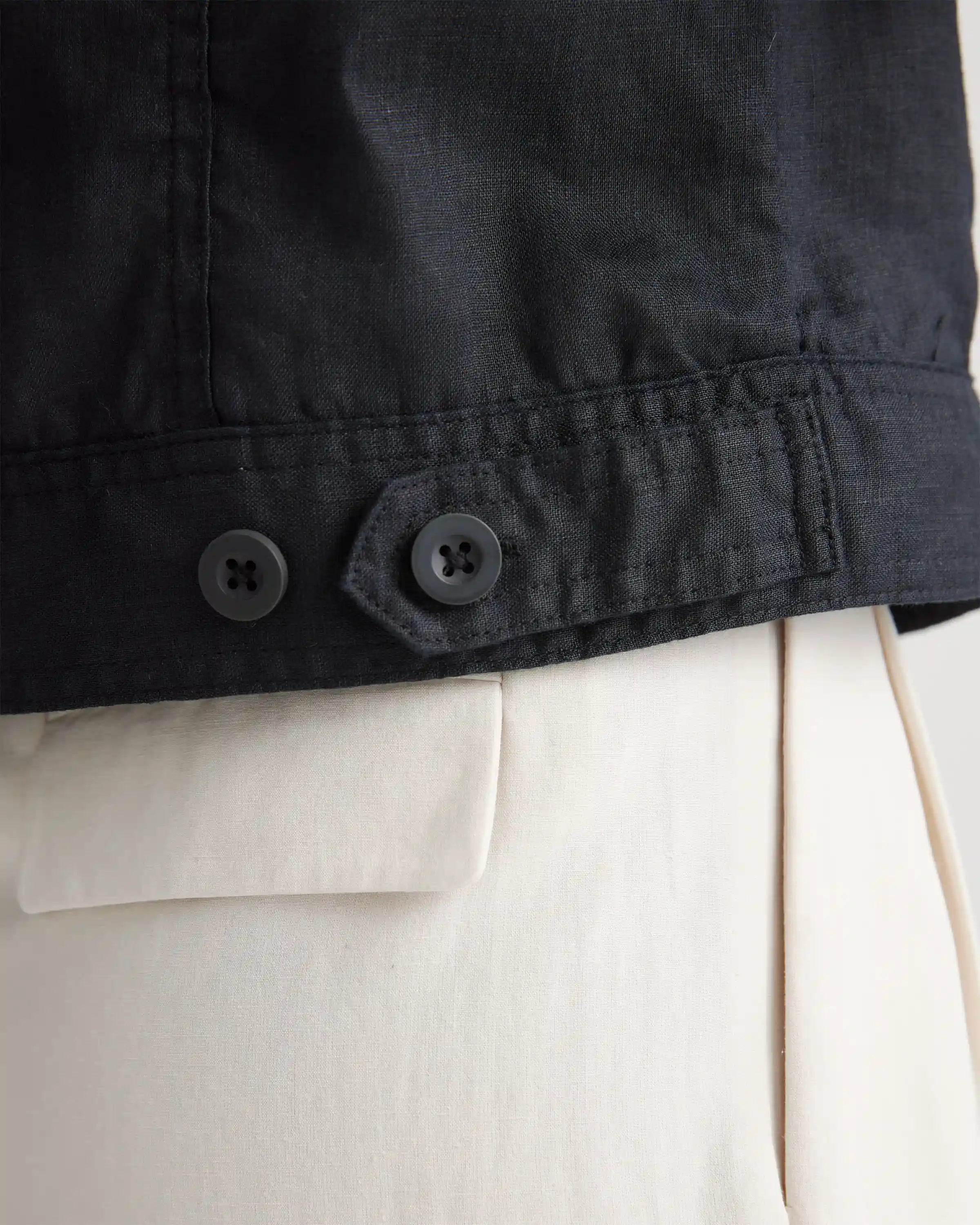 100% European Linen Jacket