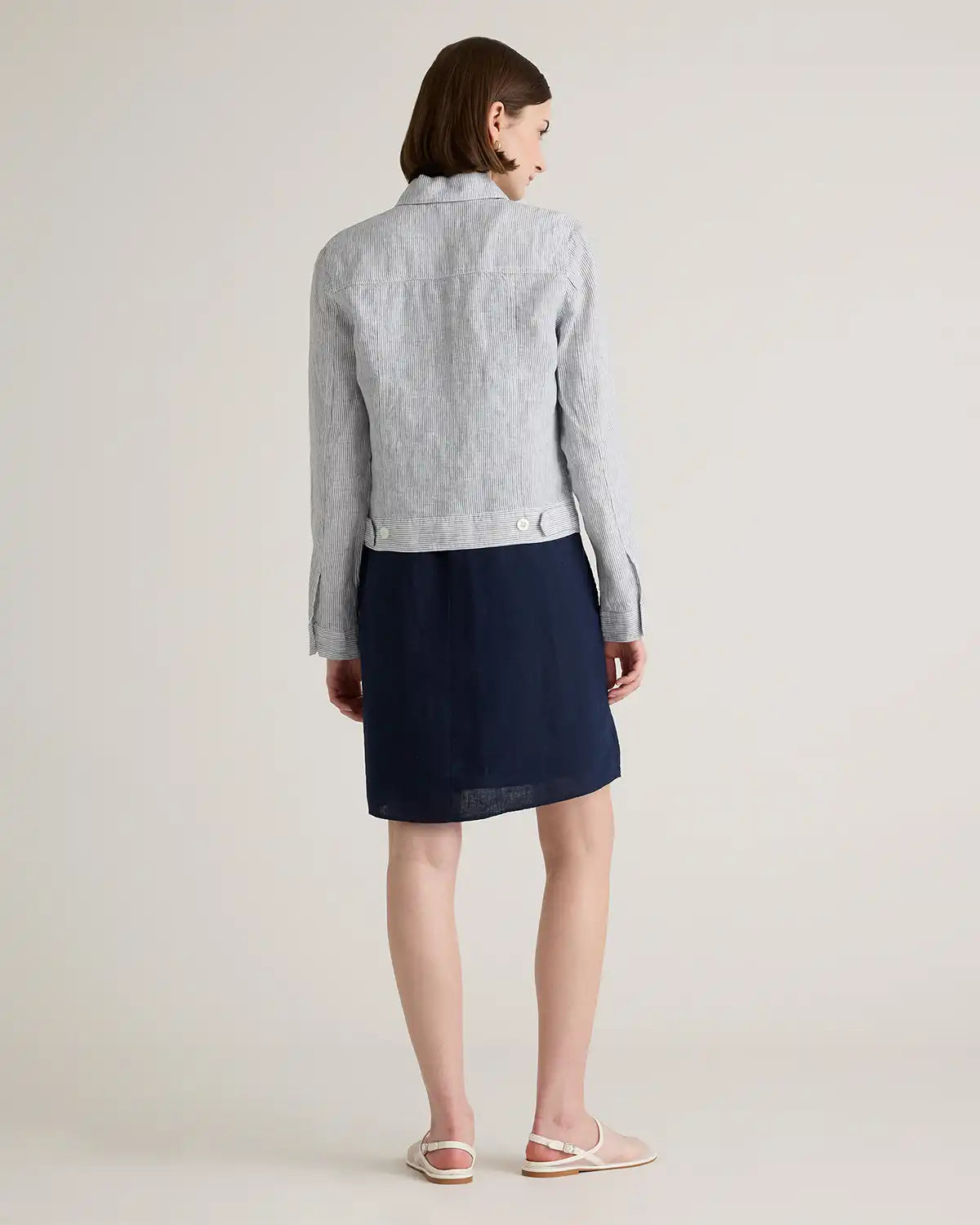 100% European Linen Jacket
