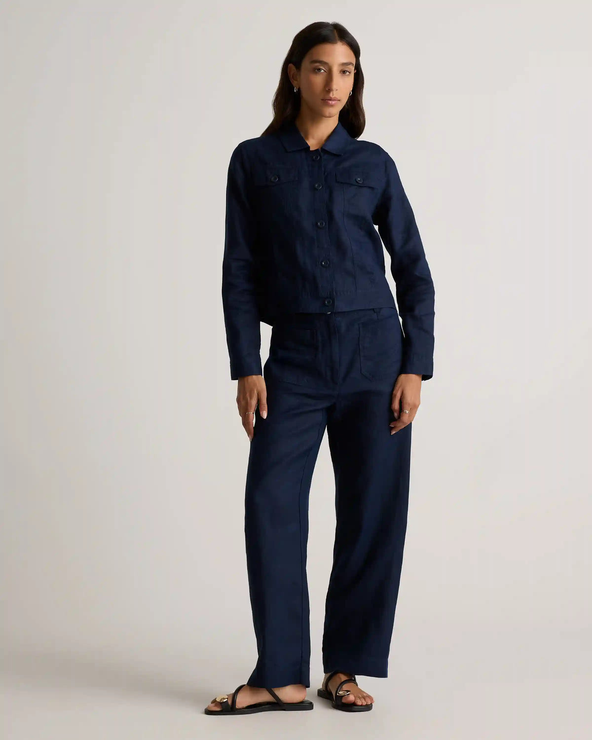 100% European Linen Jacket