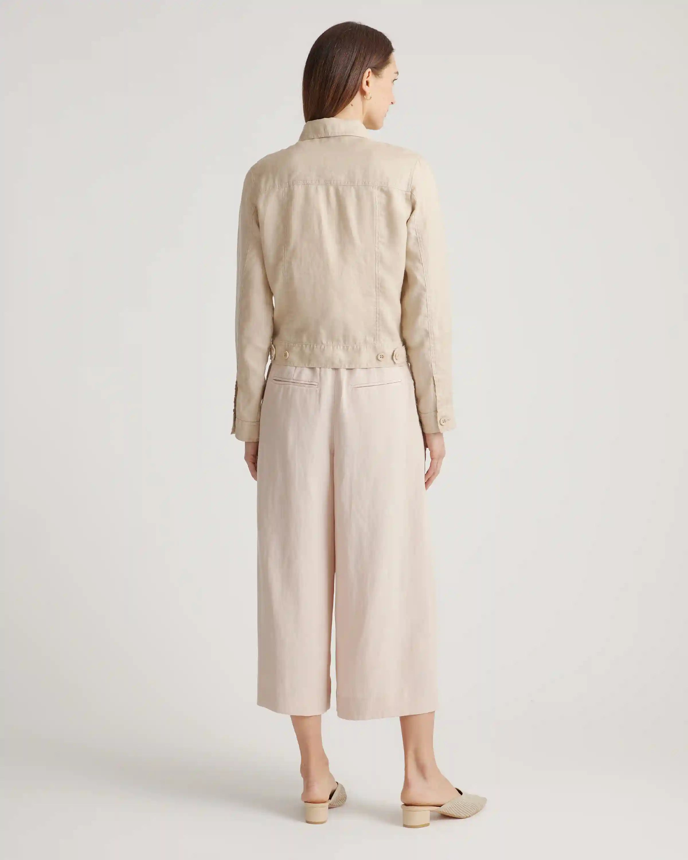 100% European Linen Jacket
