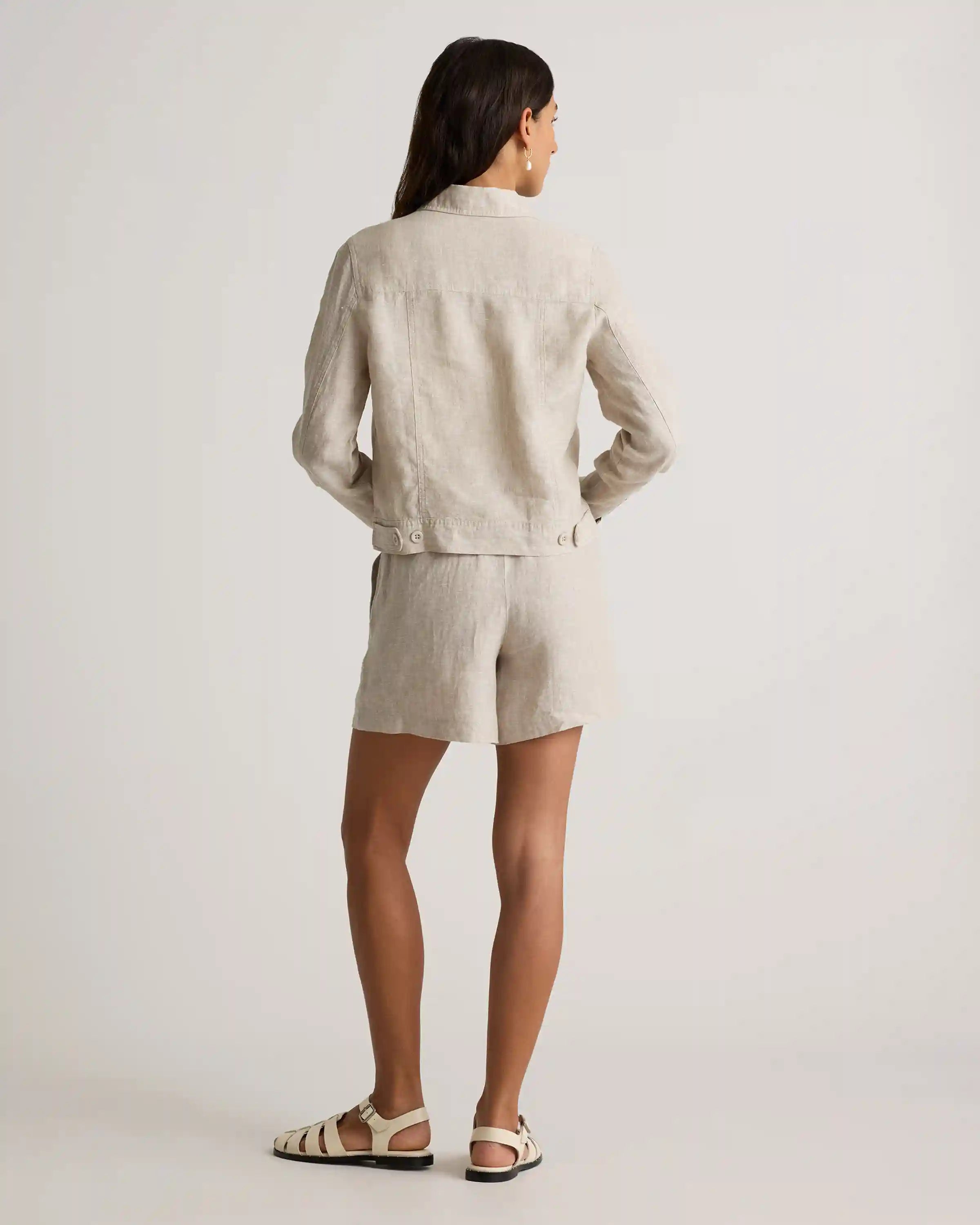 100% European Linen Jacket