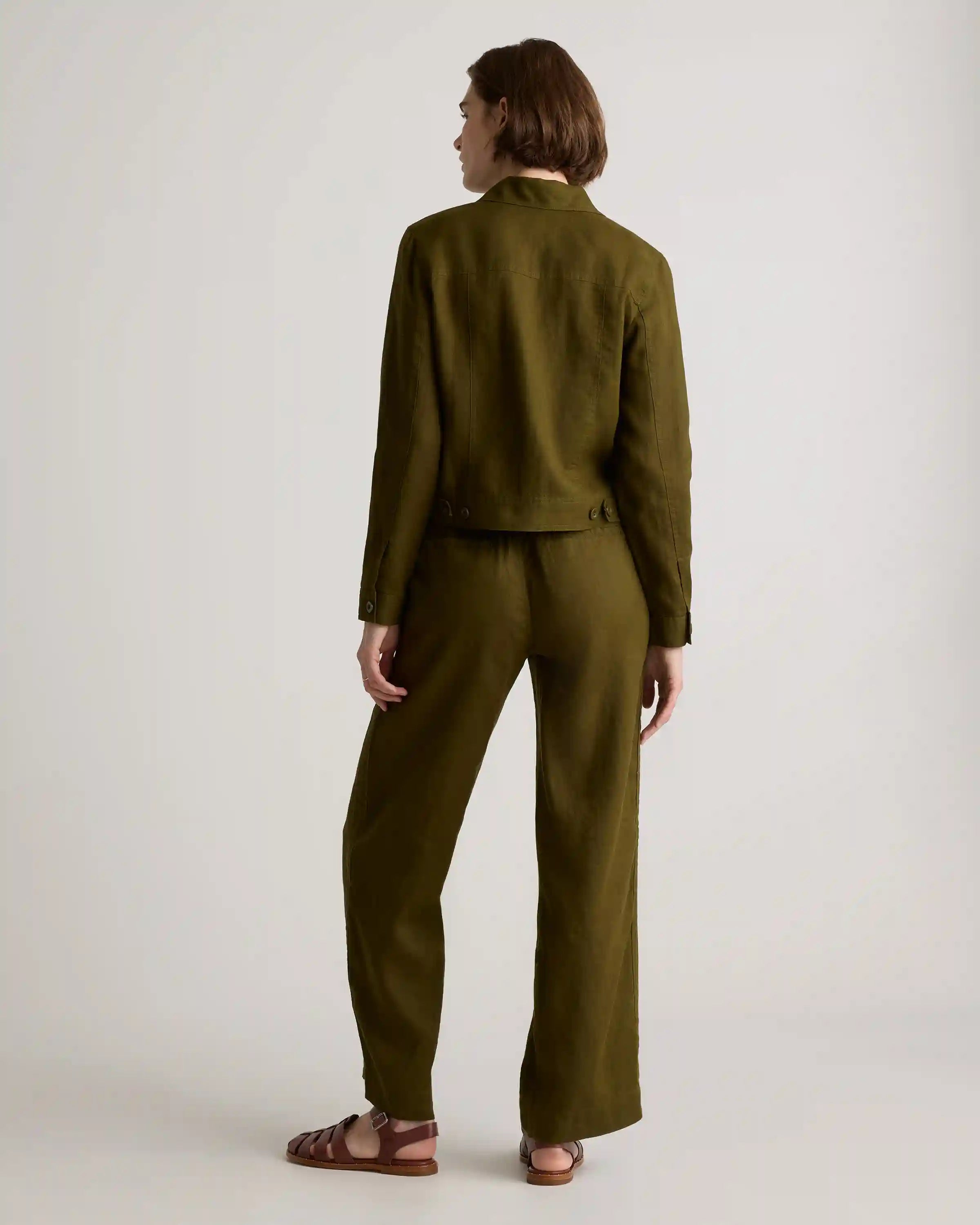 100% European Linen Jacket