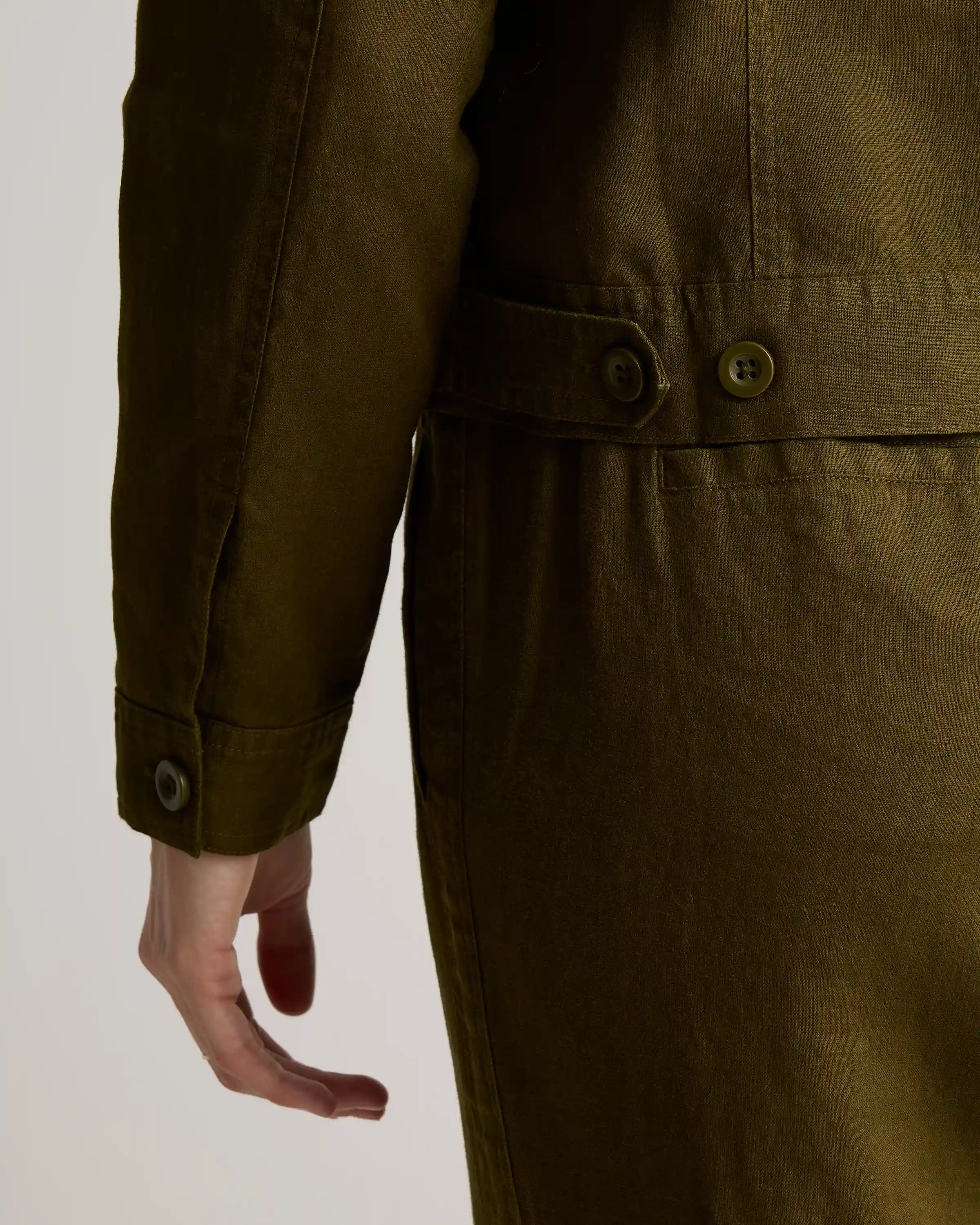 100% European Linen Jacket